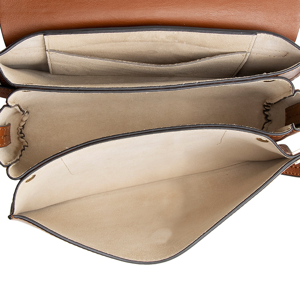 Chloe Calfskin Suede Faye Small Shoulder Bag (SHF-18754)