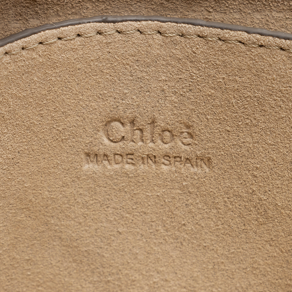 Chloe Calfskin Suede Faye Small Shoulder Bag (SHF-18754)