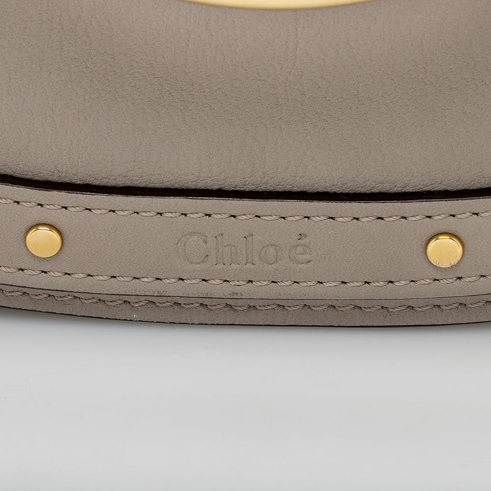 Chloe Calfskin Suede Nile Small Bracelet Bag - FINAL SALE (SHF-18310)