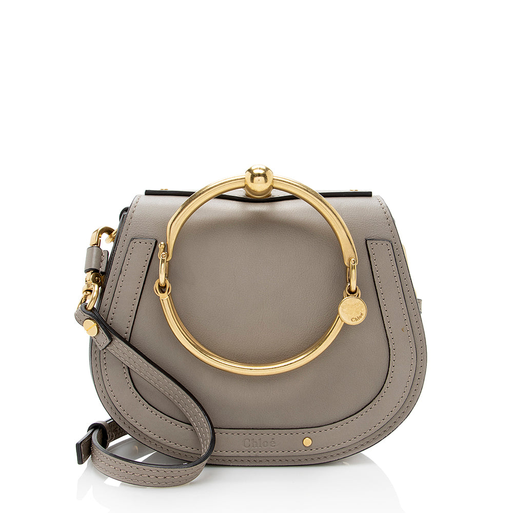 Chloe Calfskin Suede Nile Small Bracelet Bag FINAL SALE (SHF-18310)