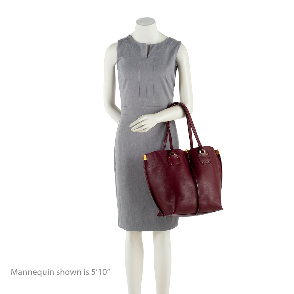 Chloe Calfskin Vick Medium Tote (SHF-13984)