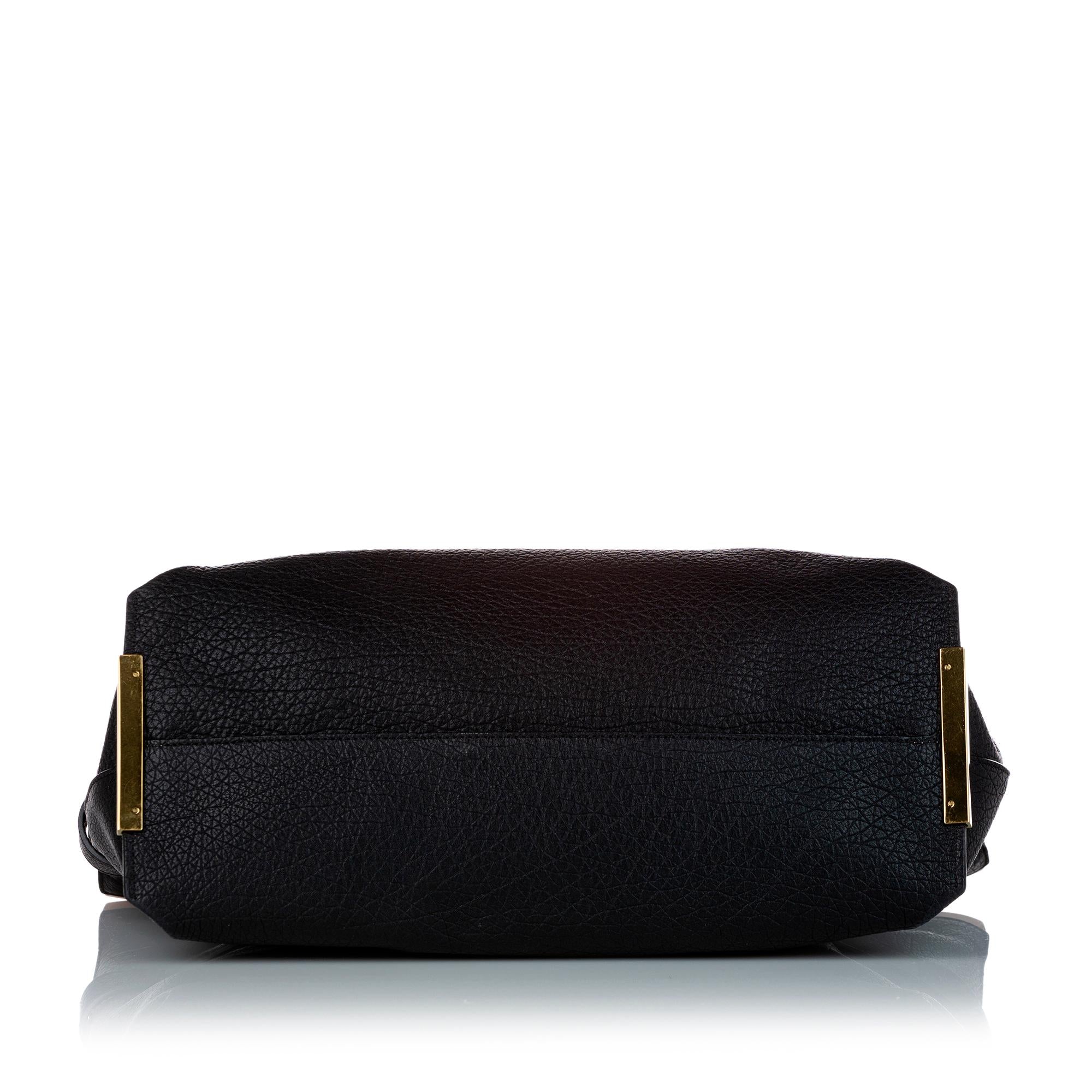 Chloe Charlotte Leather Tote Bag (SHG-25044)