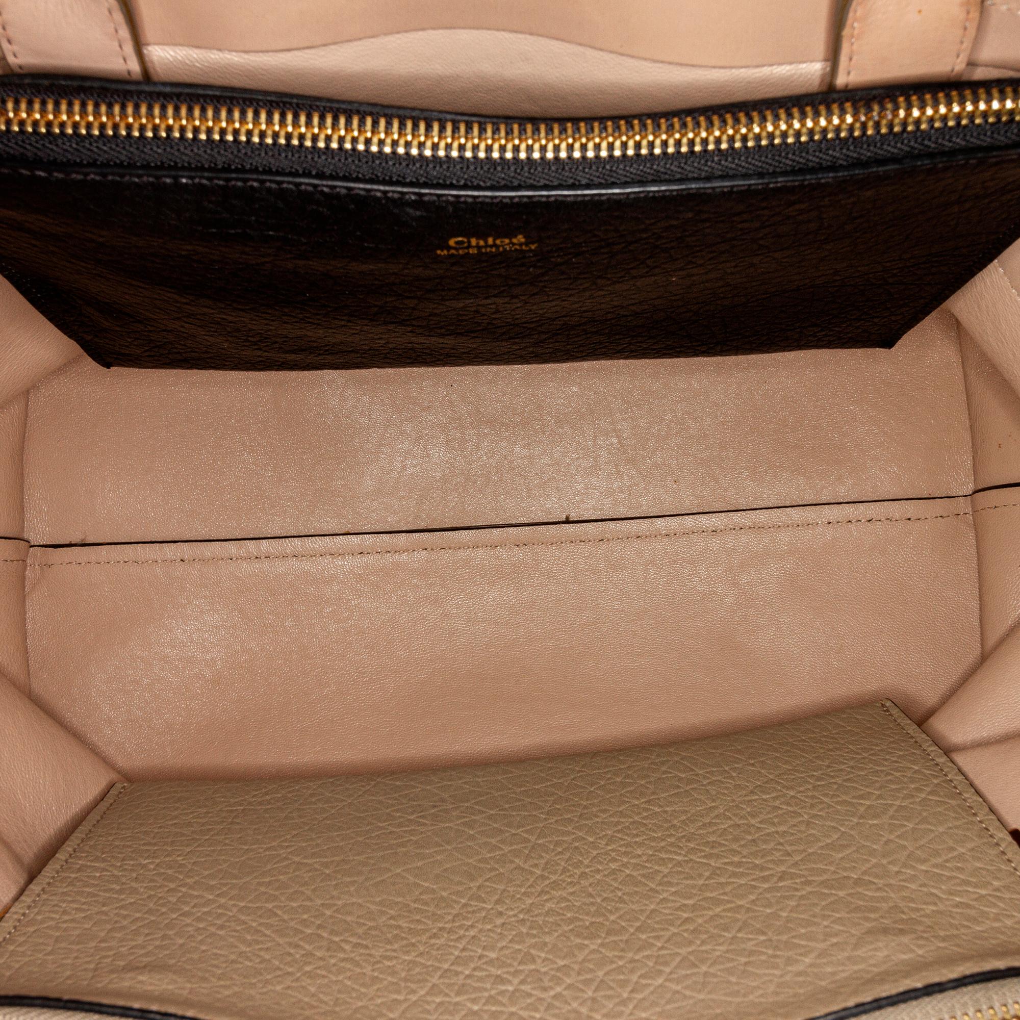 Chloe Charlotte Leather Tote Bag (SHG-25044)