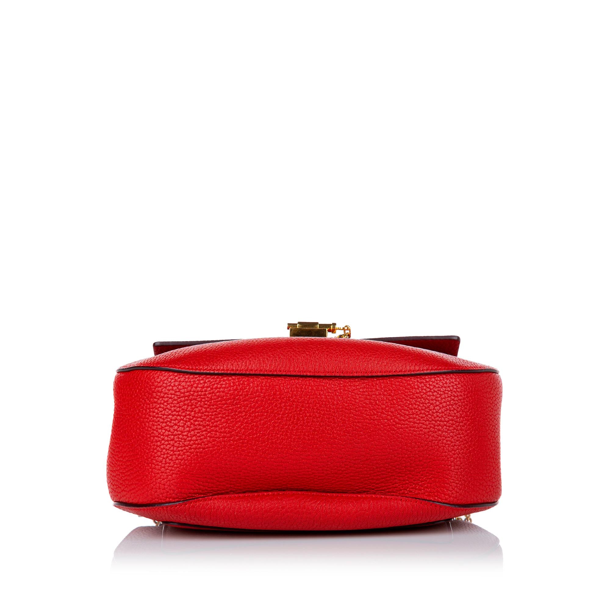 Chloe Drew Leather Crossbody Bag (SHG-28452)