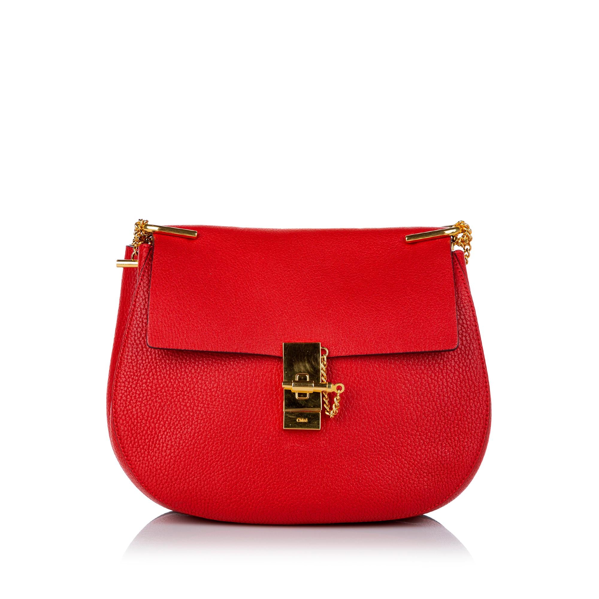 Chloe Drew Leather Crossbody Bag (SHG-28452)
