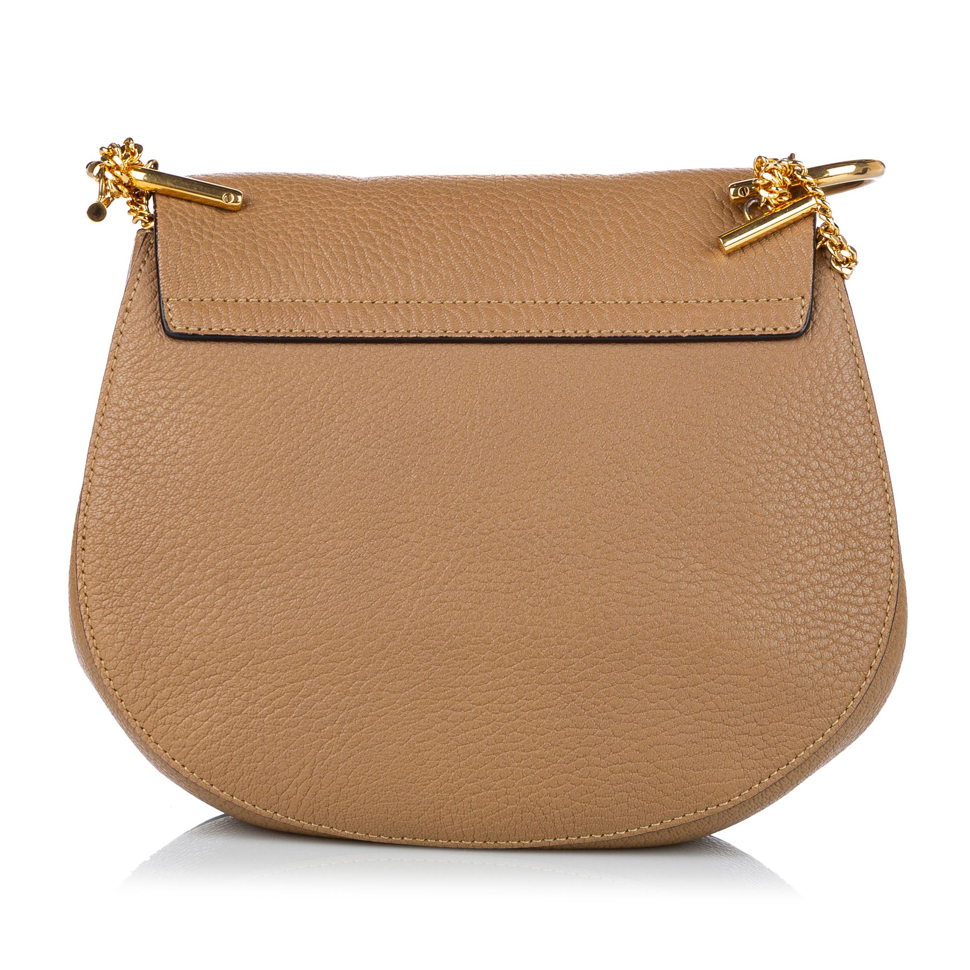 Chloe Drew Leather Crossbody Bag (SHG-28473)