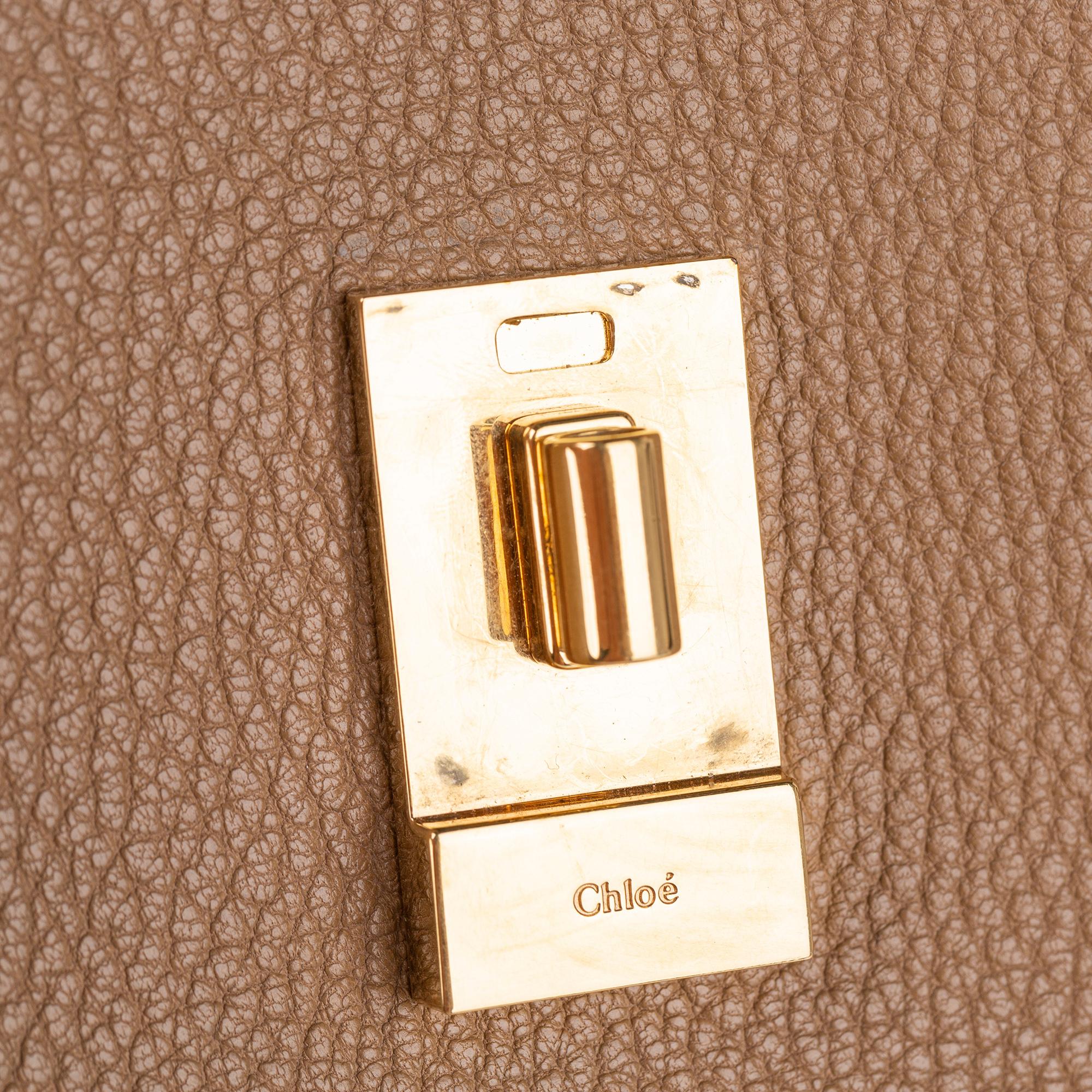 Chloe Drew Leather Crossbody Bag (SHG-28473)