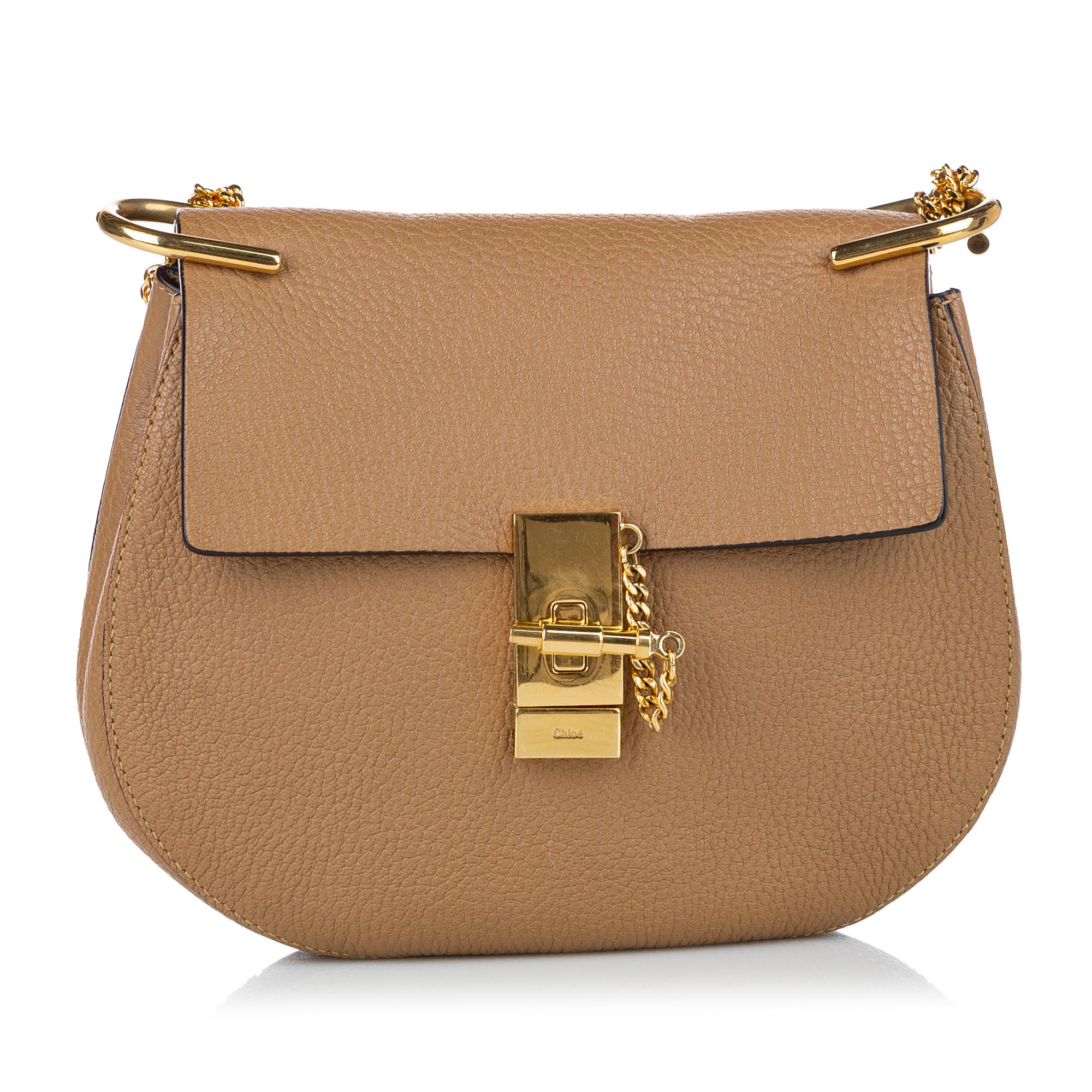 Chloe Drew Leather Crossbody Bag (SHG-28473)