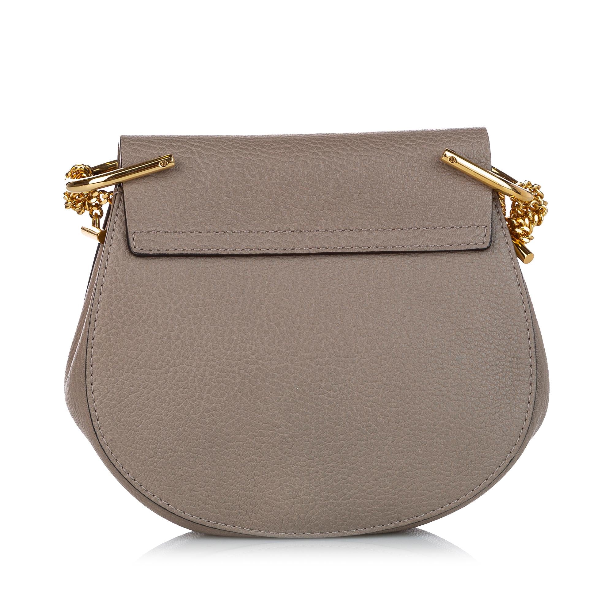 Chloe Drew Leather Crossbody Bag (SHG-28479)
