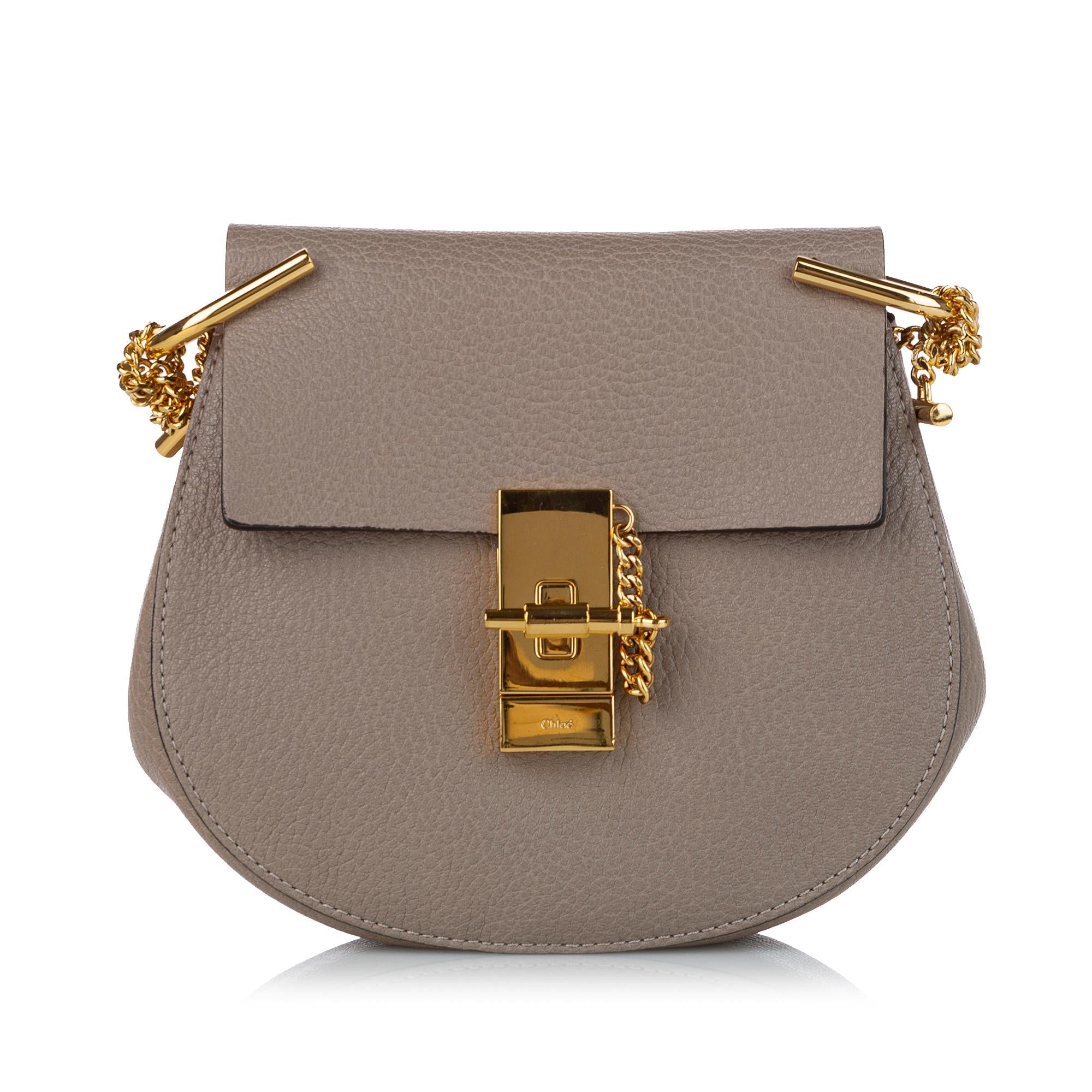 Chloe Drew Leather Crossbody Bag (SHG-28479)