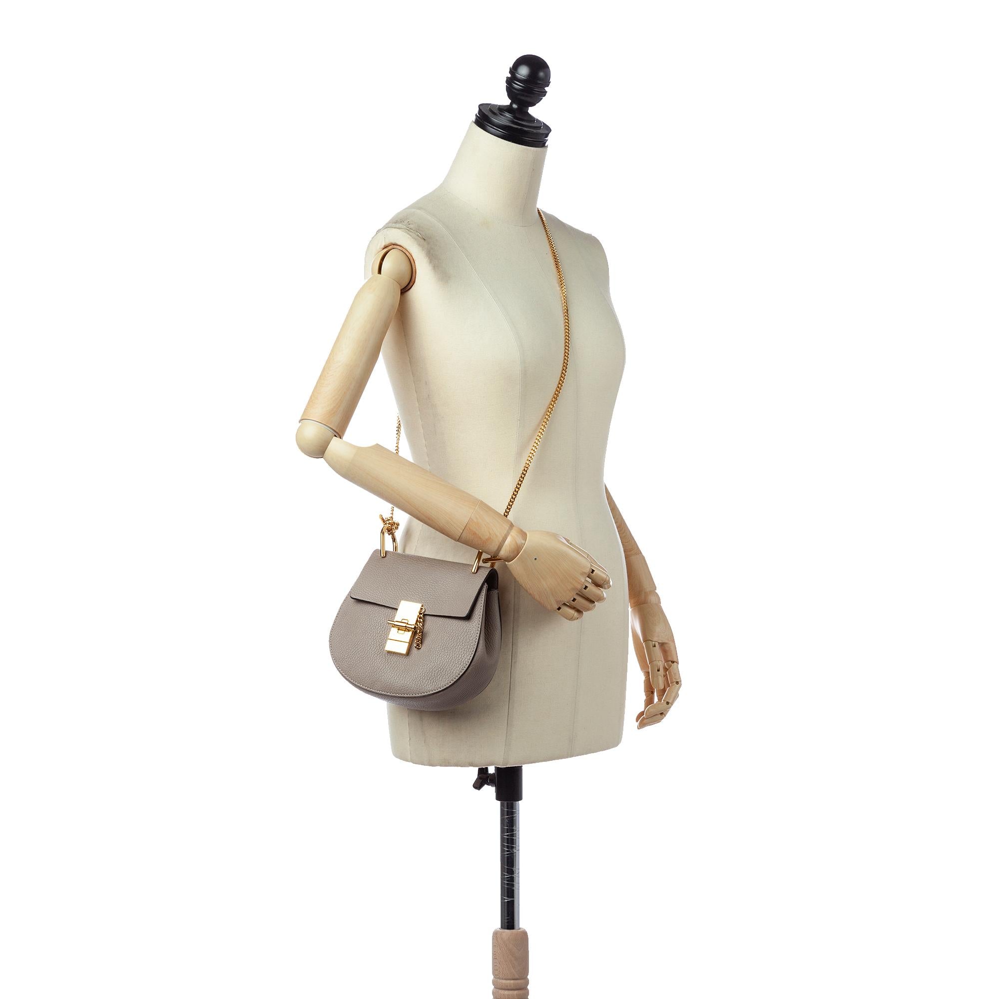 Chloe Drew Leather Crossbody Bag (SHG-28479)