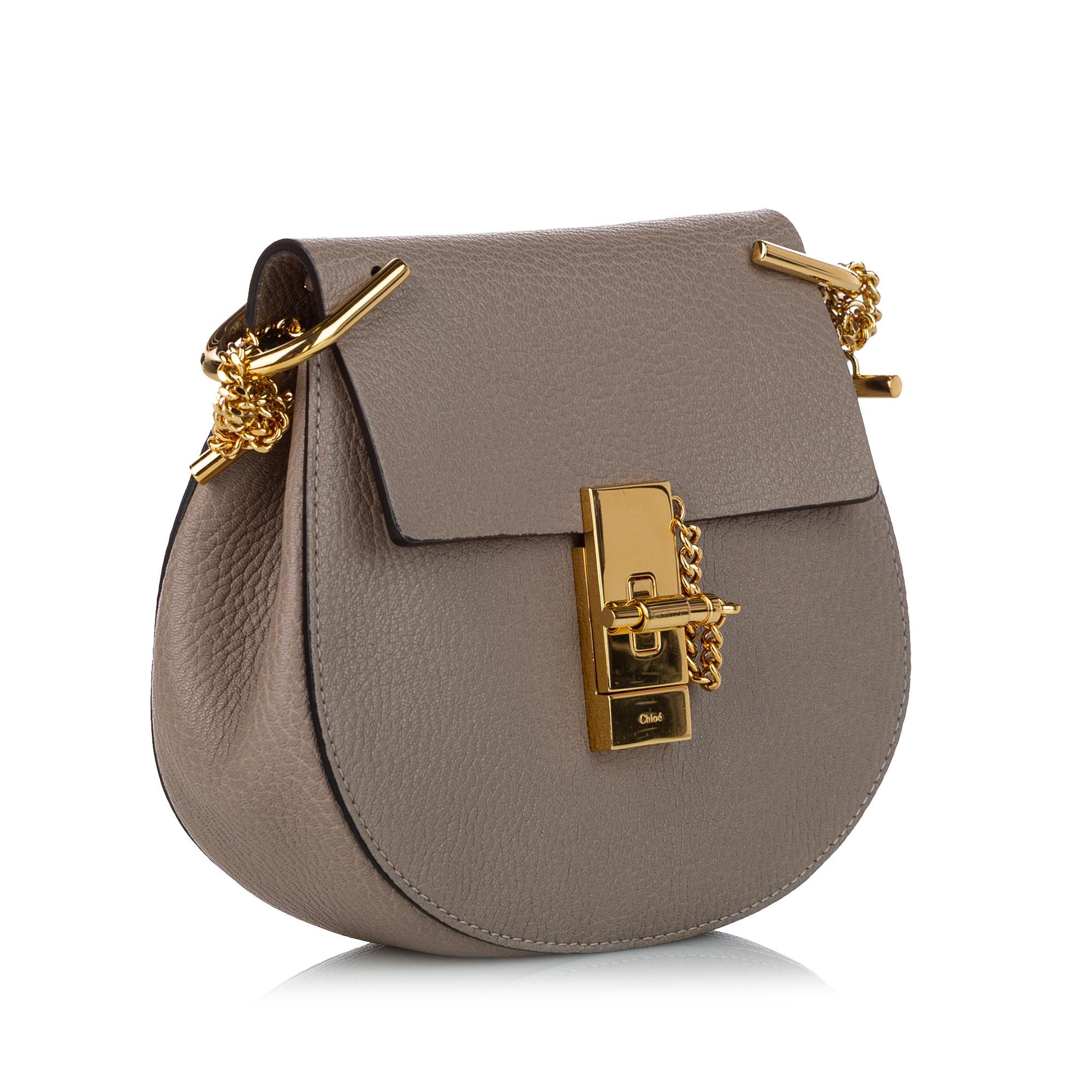 Chloe Drew Leather Crossbody Bag (SHG-28479)