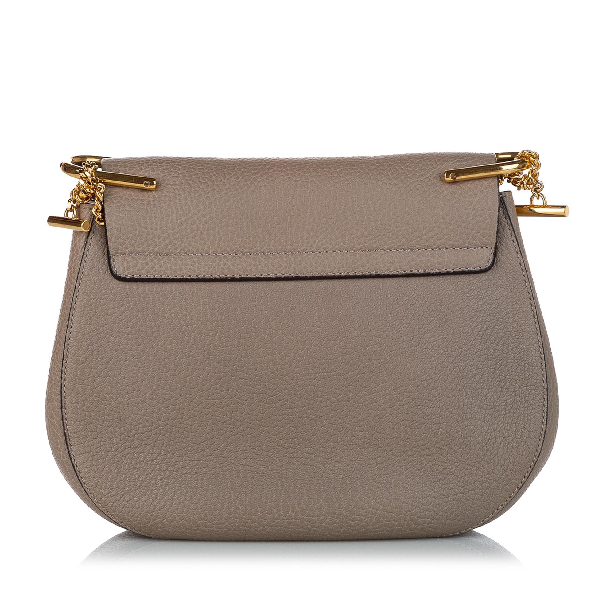 Chloe Drew Leather Crossbody Bag (SHG-28831)
