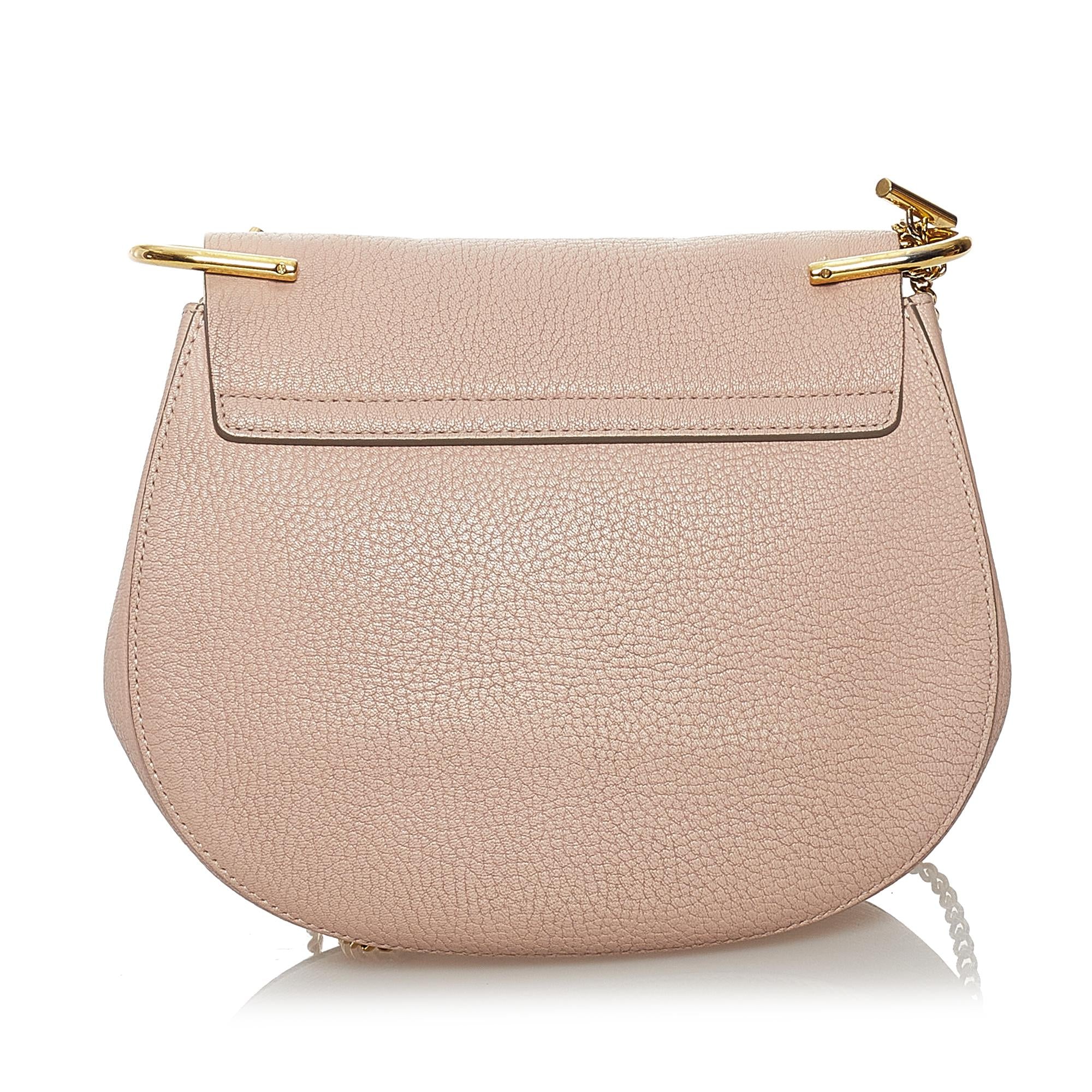 Chloe Drew Leather Crossbody Bag (SHG-32212)