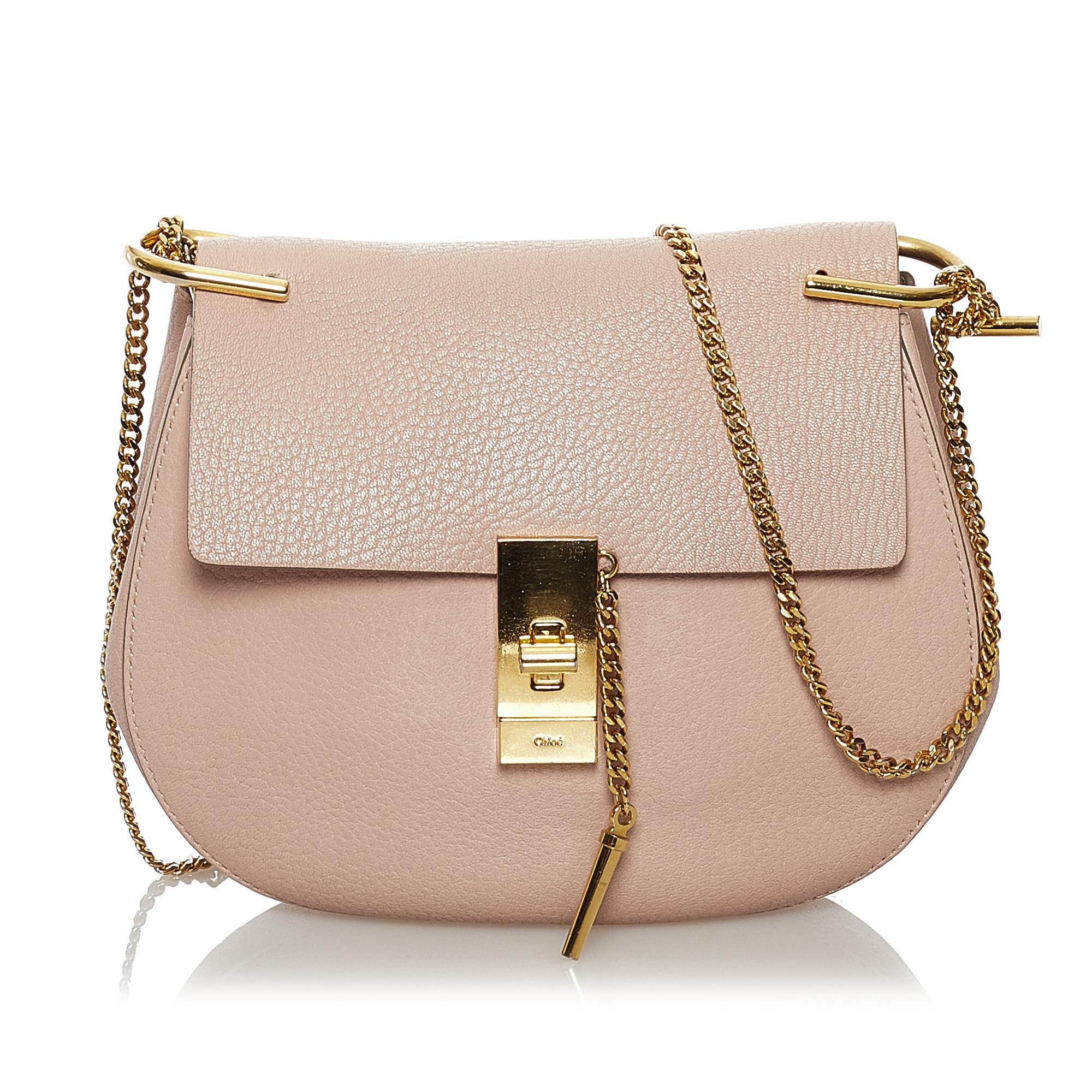 Chloe Drew Leather Crossbody Bag (SHG-32212)