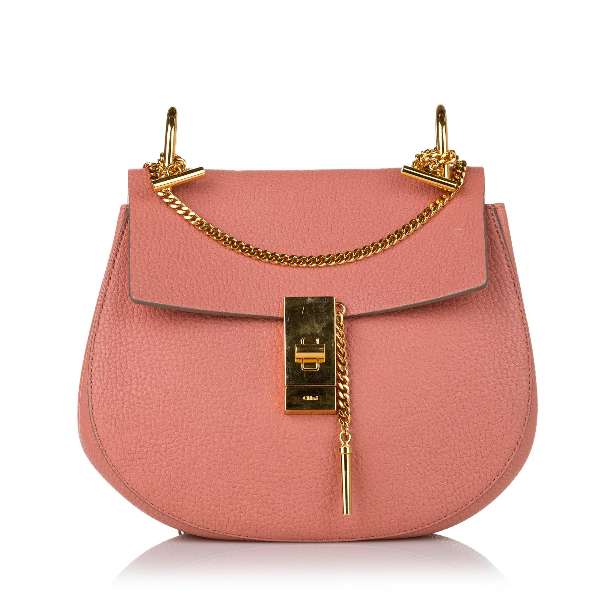 Chloe Drew Leather Crossbody Bag (SHG-33531)