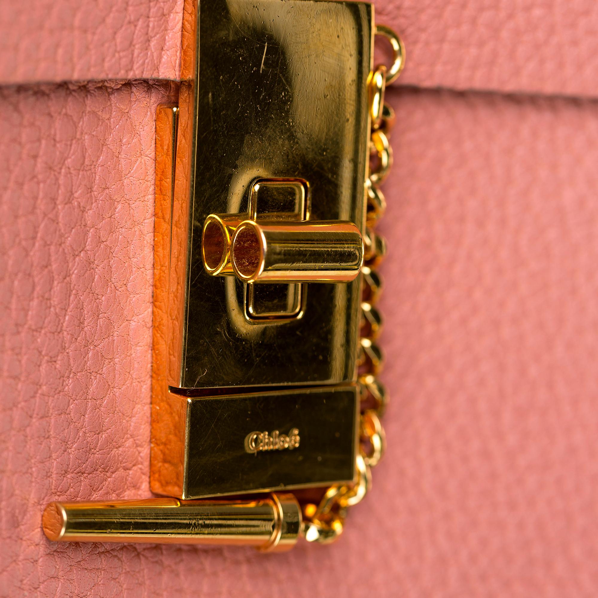 Chloe Drew Leather Crossbody Bag (SHG-33531)