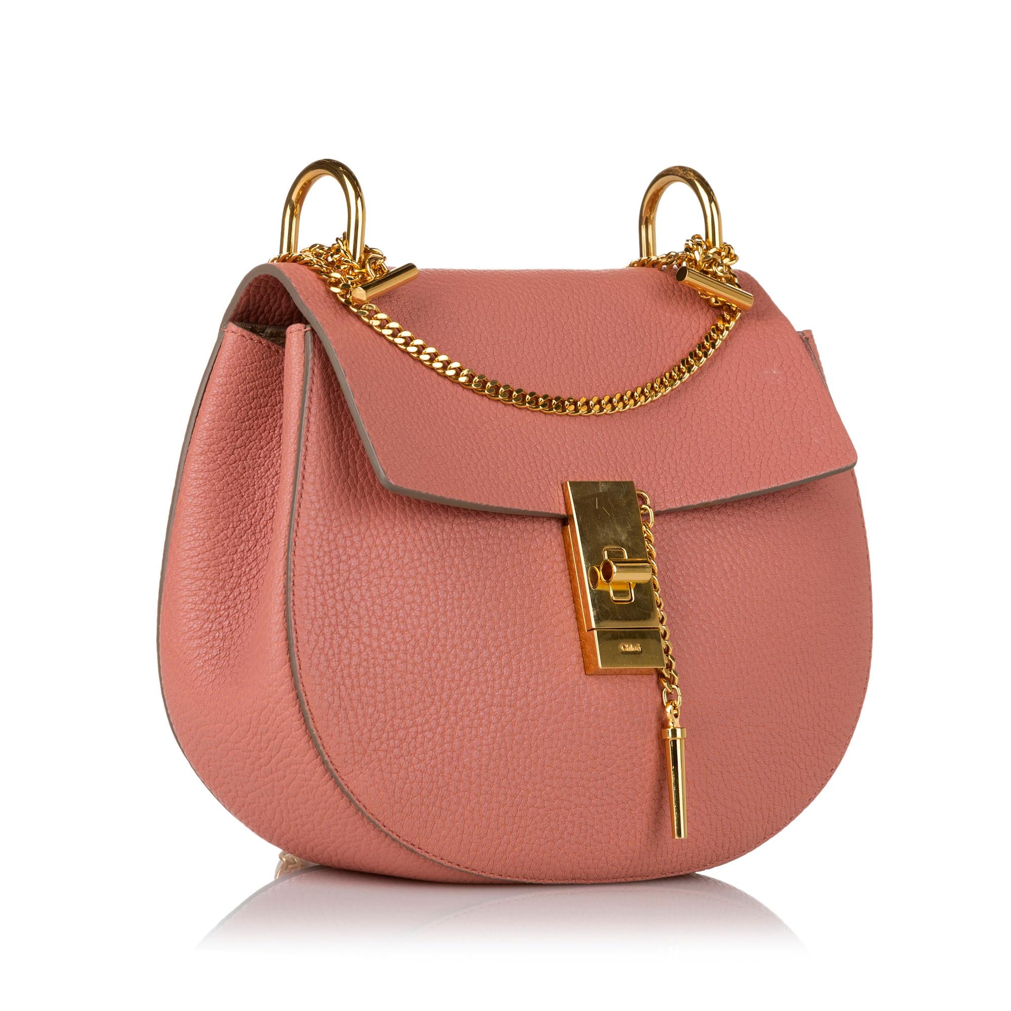 Chloe Drew Leather Crossbody Bag (SHG-33531)