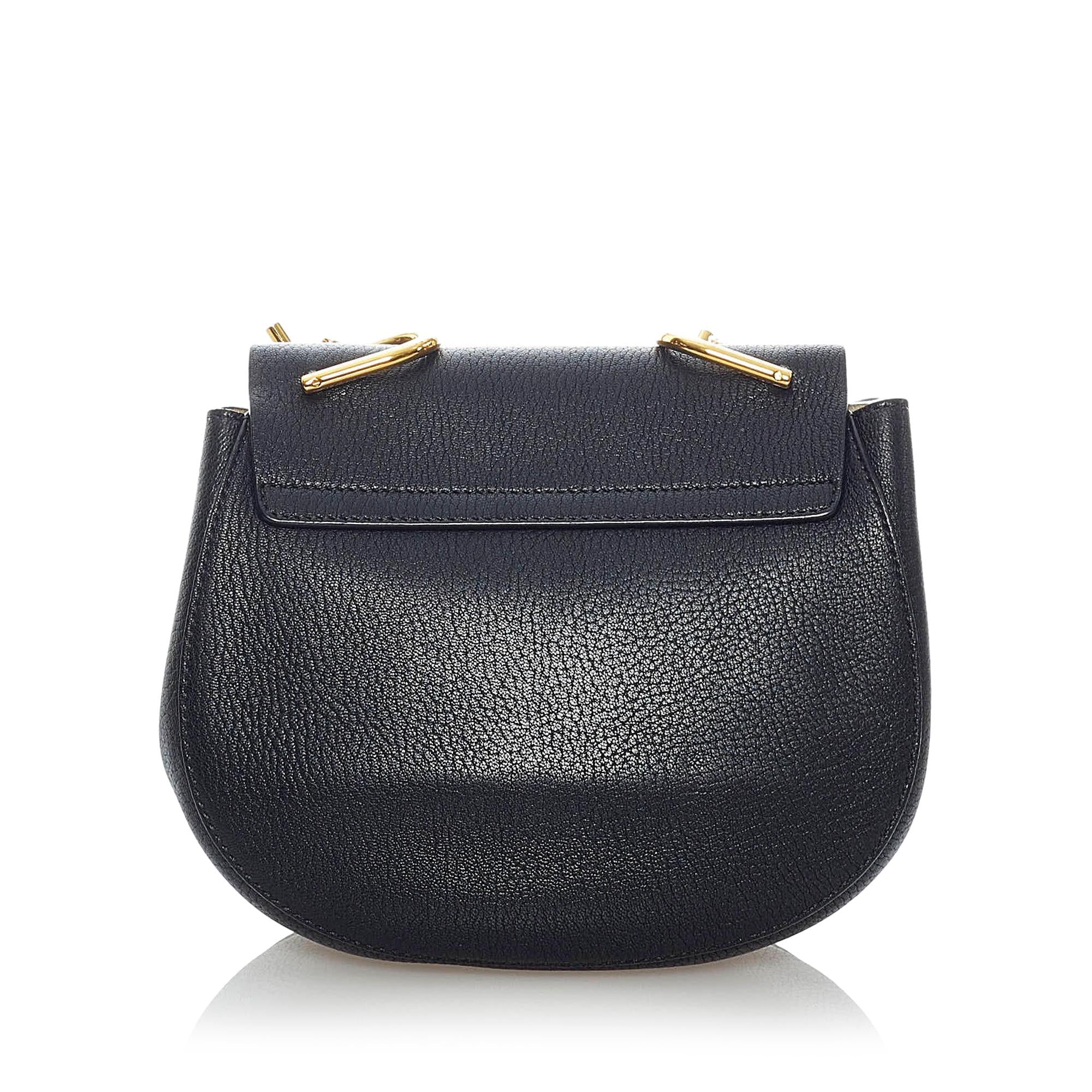 Chloe Drew Leather Crossbody Bag (SHG-37646)