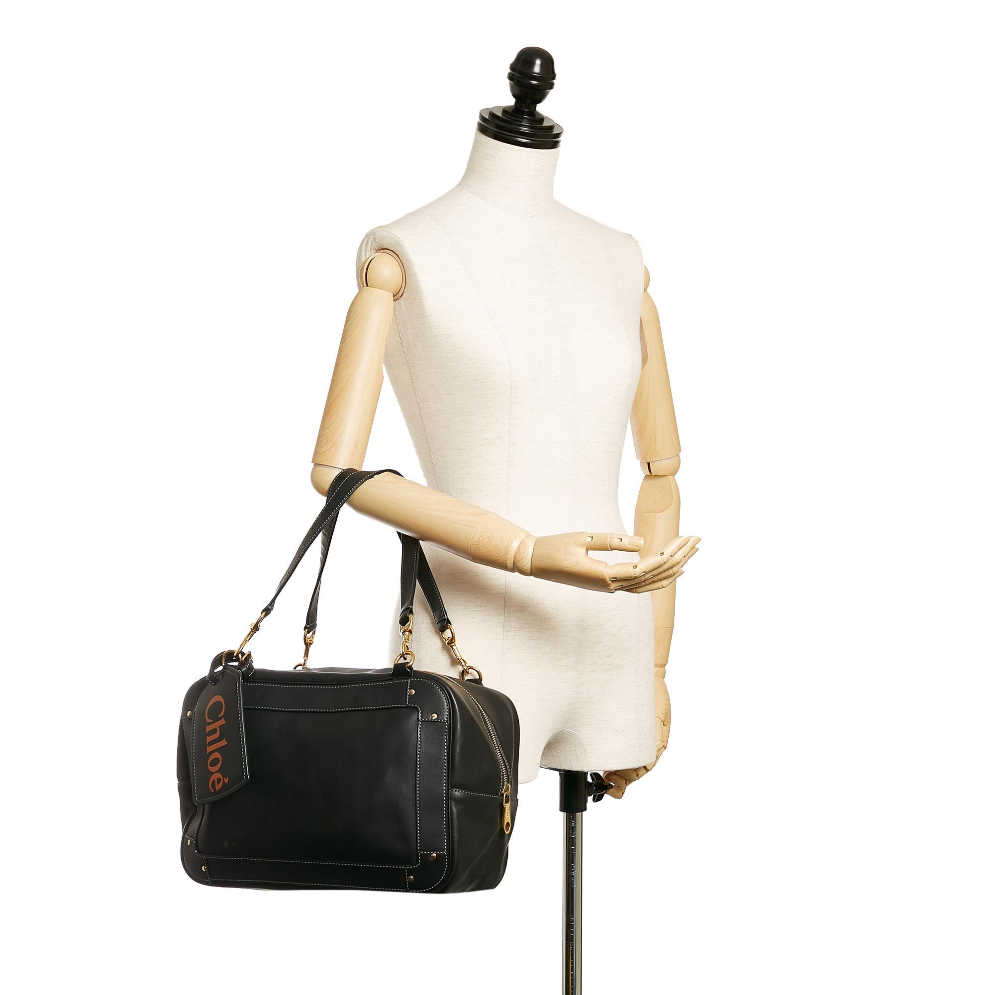 Chloe Eden Leather Shoulder Bag (SHG-28059)