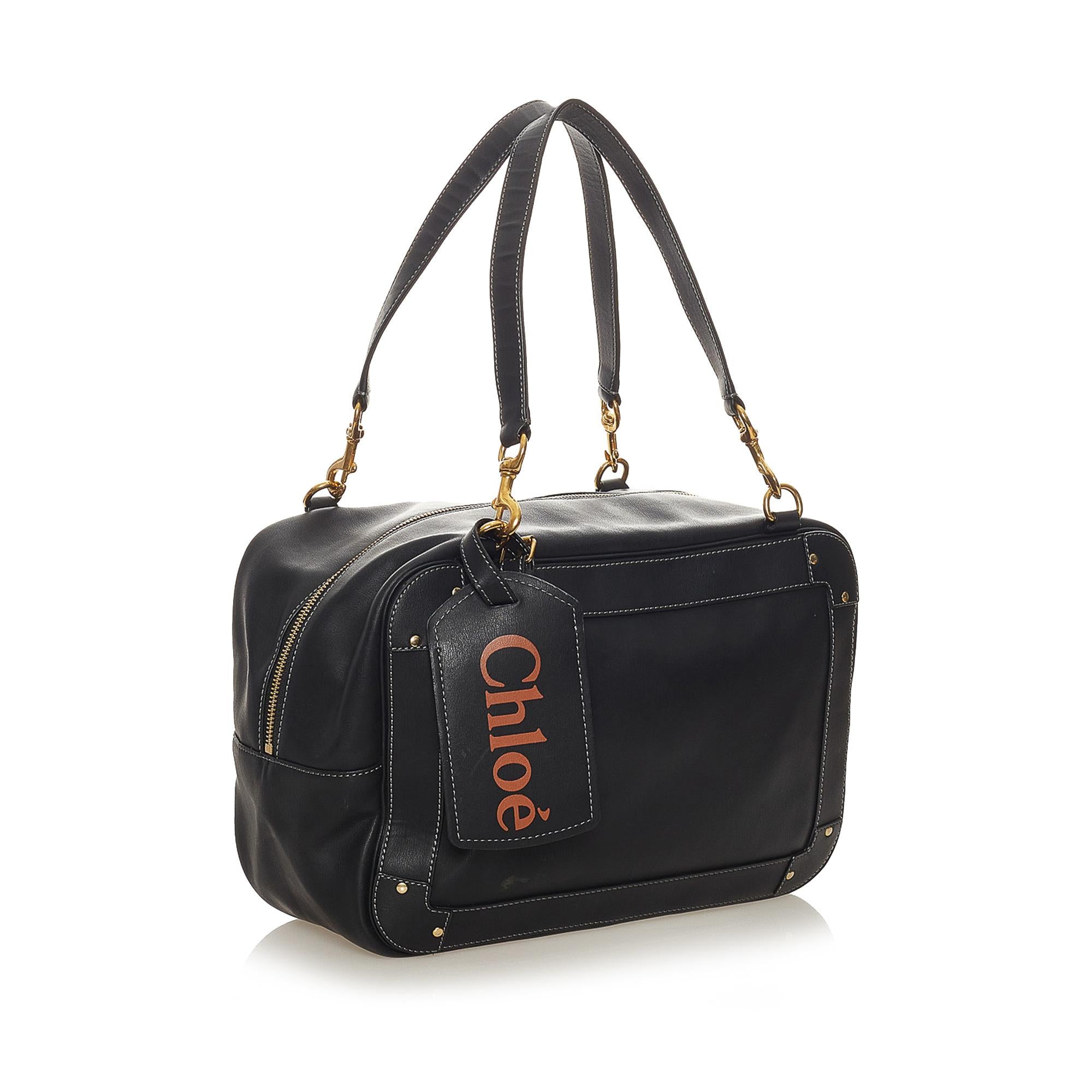 Chloe Eden Leather Shoulder Bag (SHG-28059)