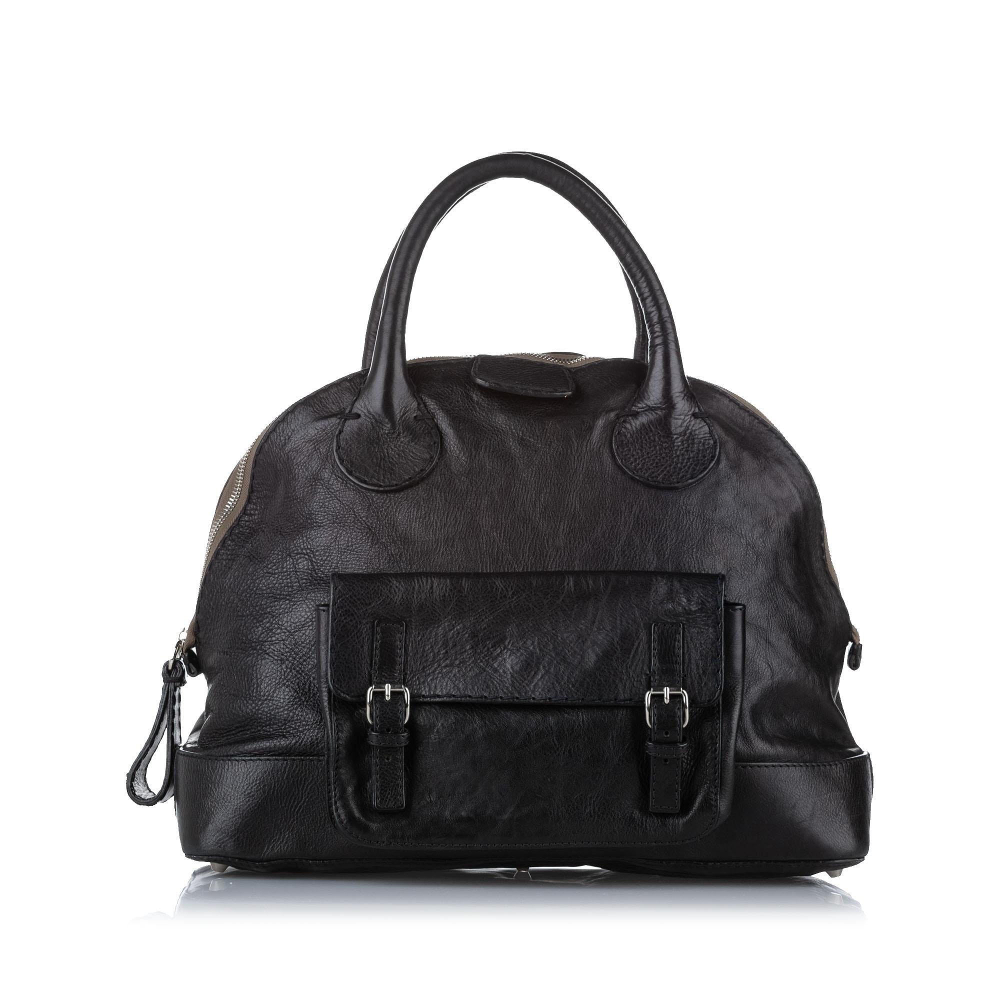 Chloe Edith Dome Bowler Bag (SHG-37376)