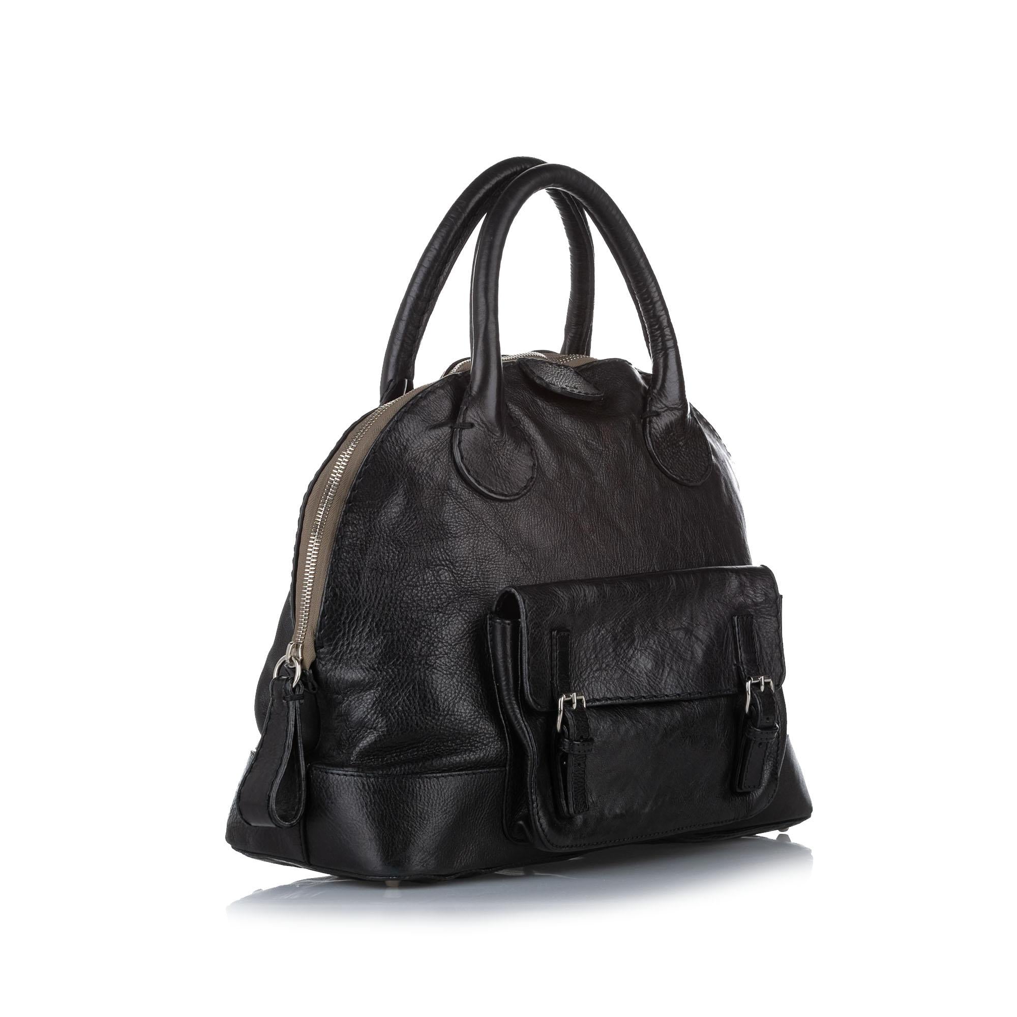 Chloe Edith Dome Bowler Bag (SHG-37376)