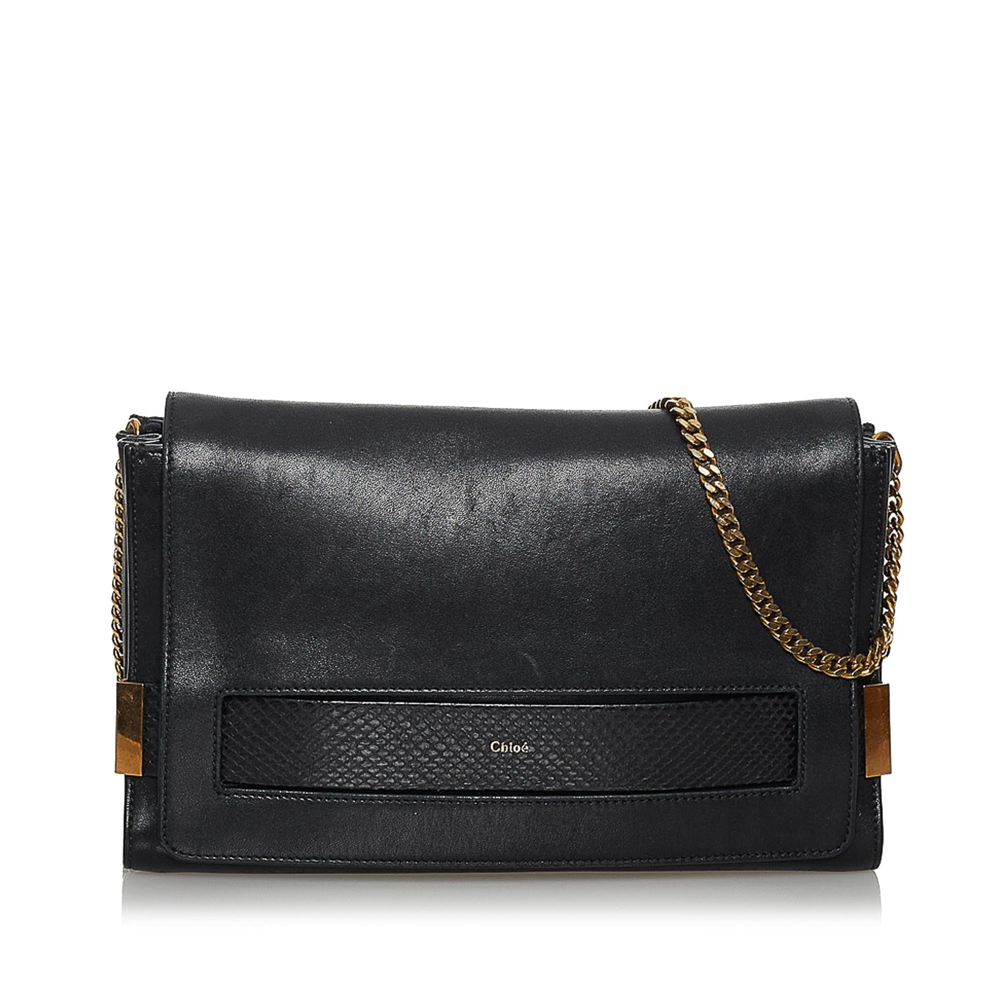 Chloe Elle Leather Crossbody Bag (SHG-28312)