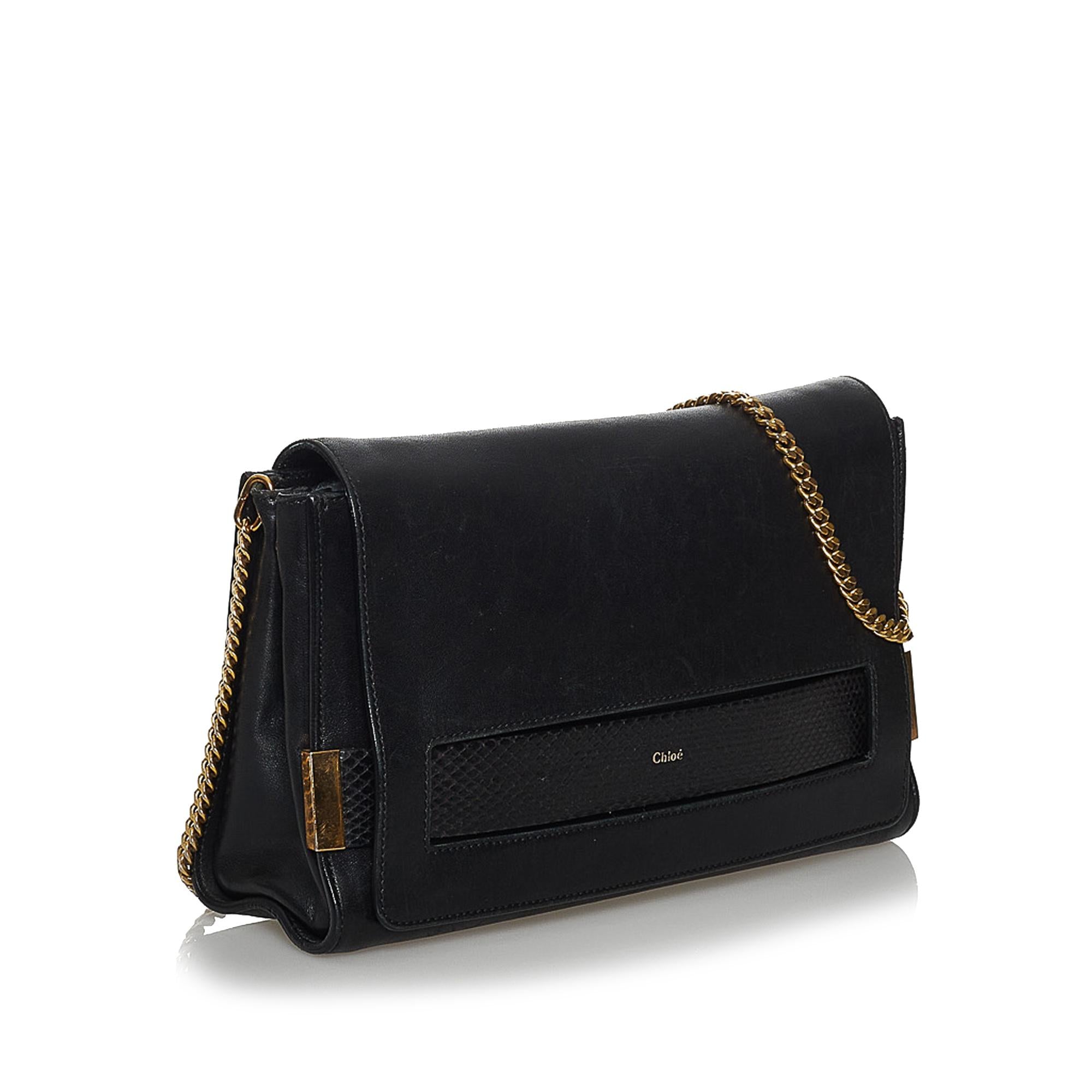 Chloe Elle Leather Crossbody Bag (SHG-28312)