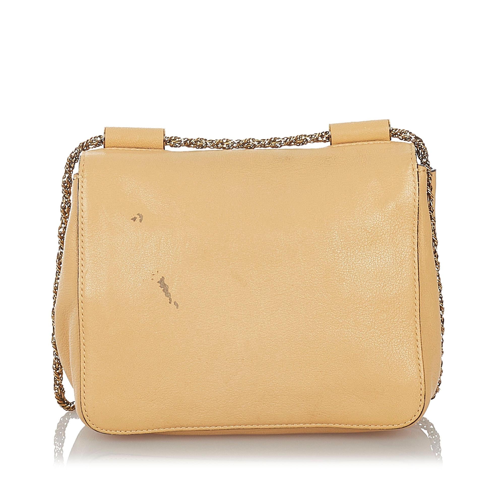 Chloe Elsie Leather Crossbody Bag (SHG-27136)