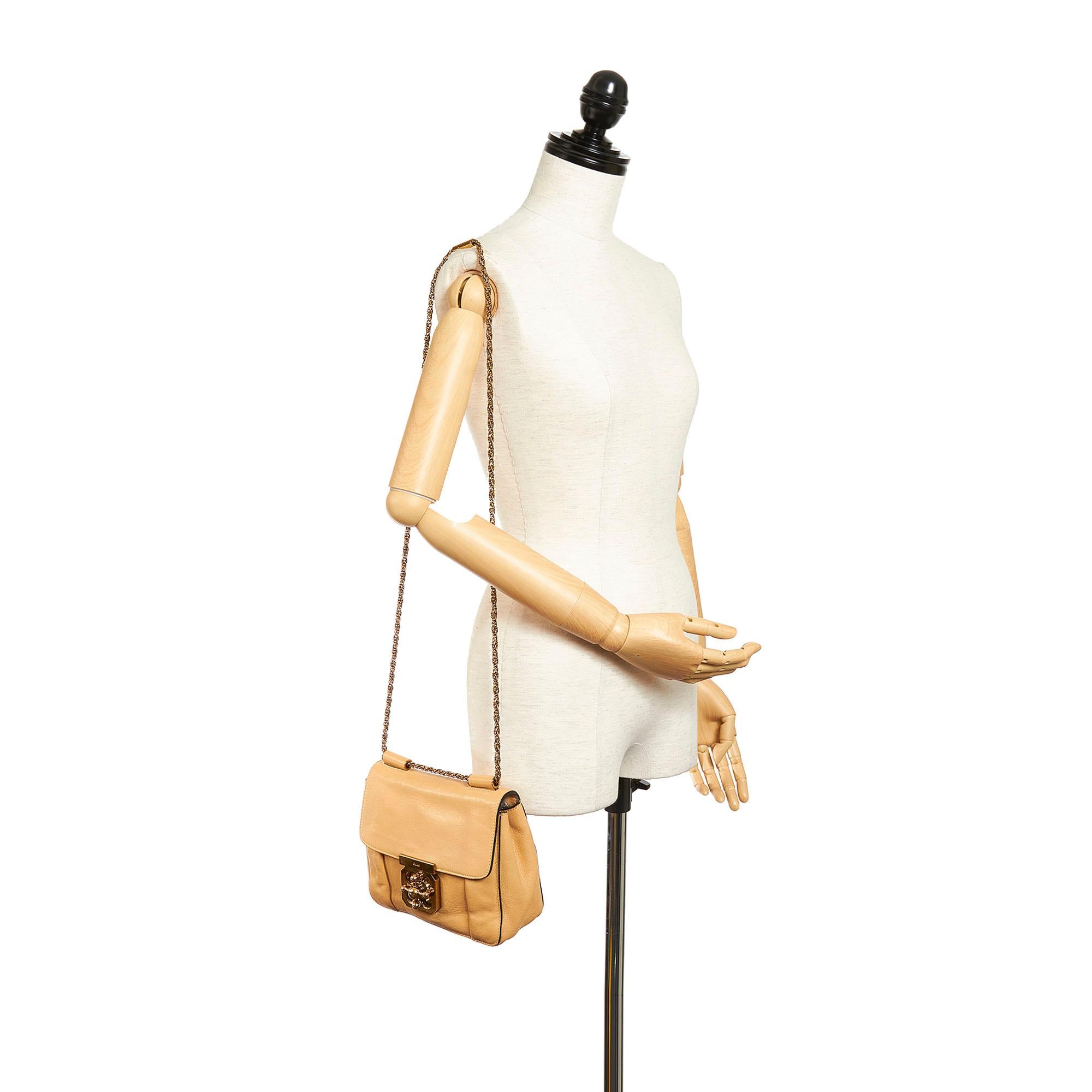 Chloe Elsie Leather Crossbody Bag (SHG-27136)