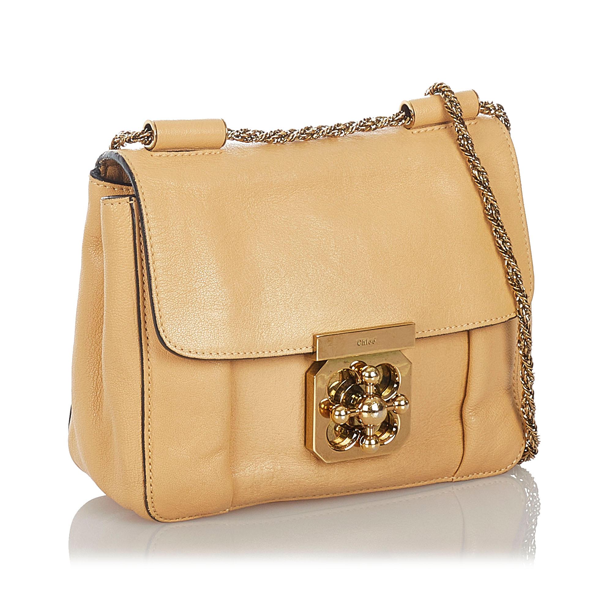 Chloe Elsie Leather Crossbody Bag (SHG-27136)