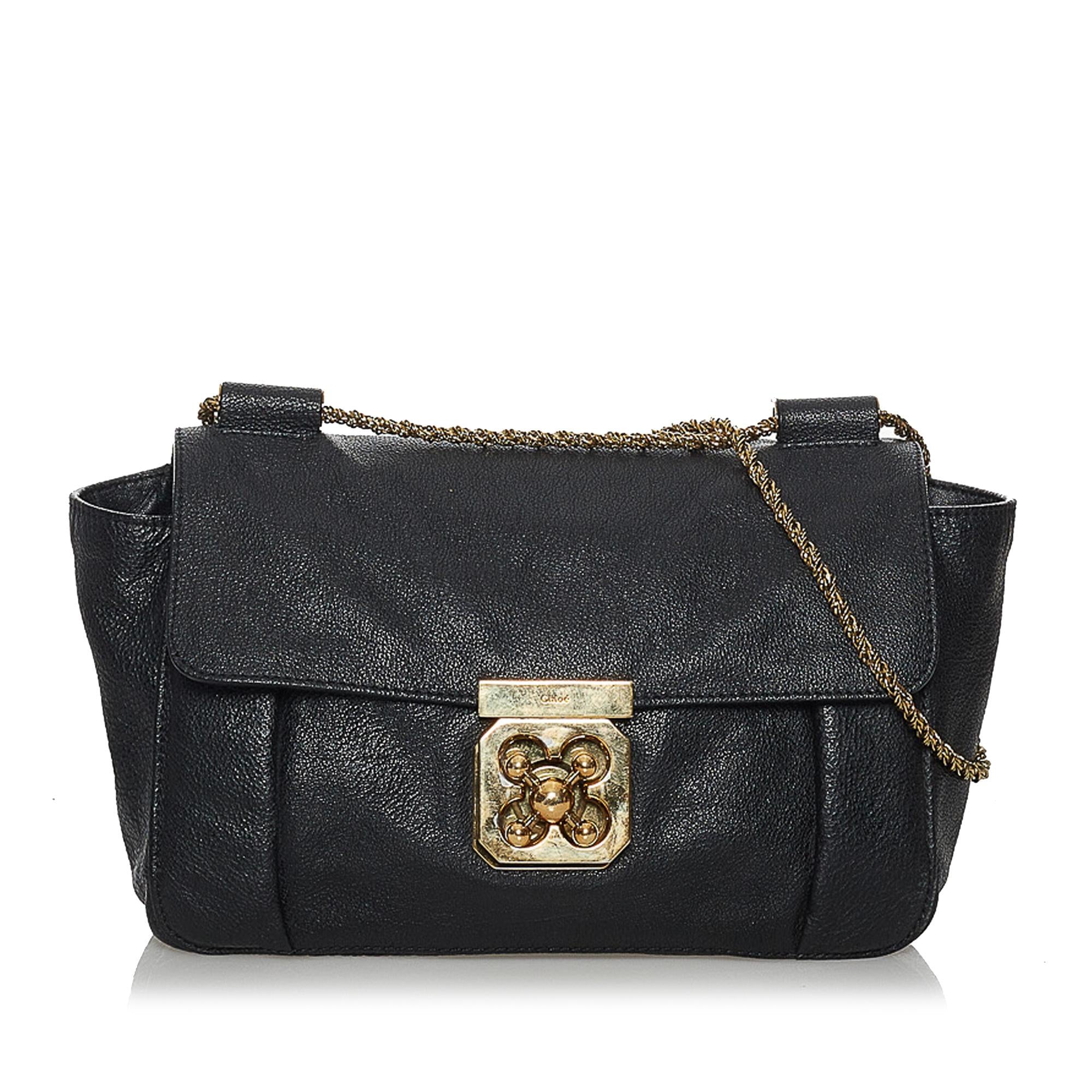 Chloe Elsie Leather Crossbody Bag (SHG-28311)