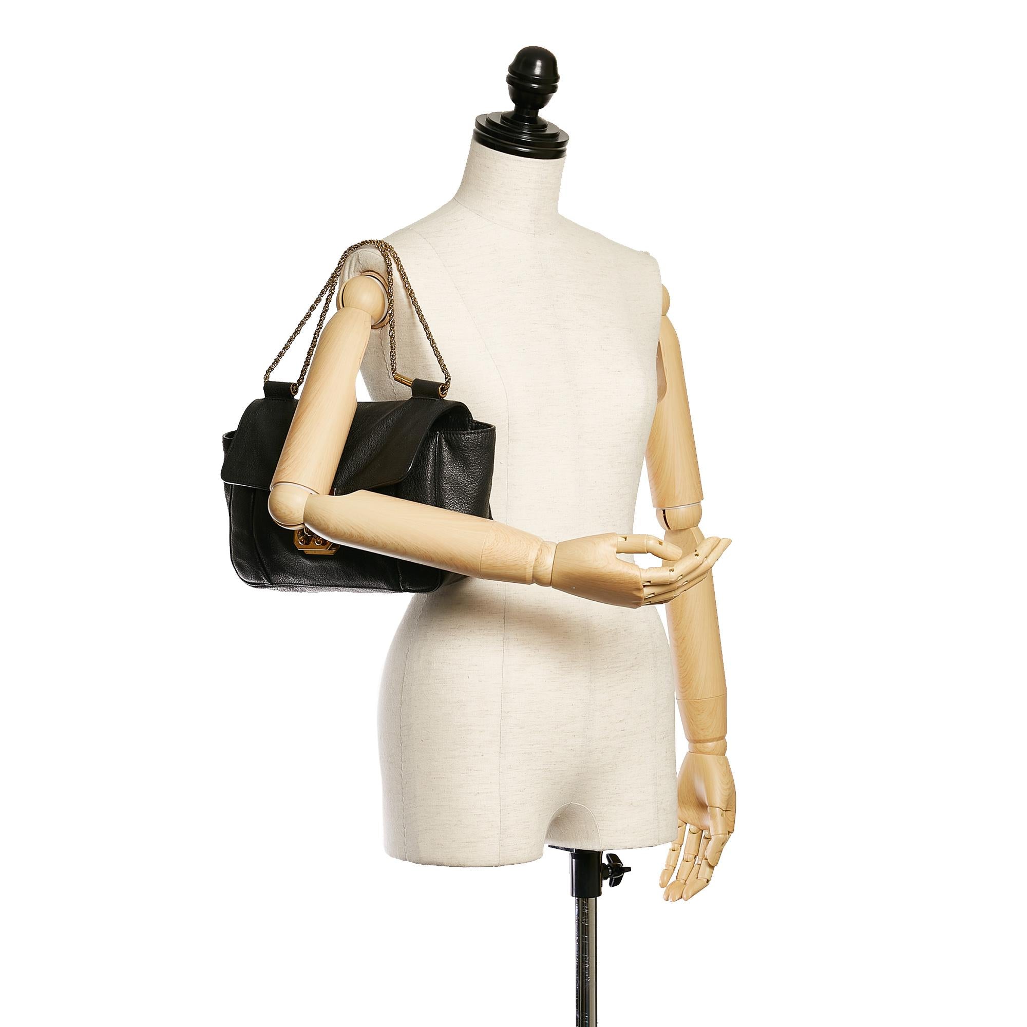 Chloe Elsie Leather Crossbody Bag (SHG-28311)