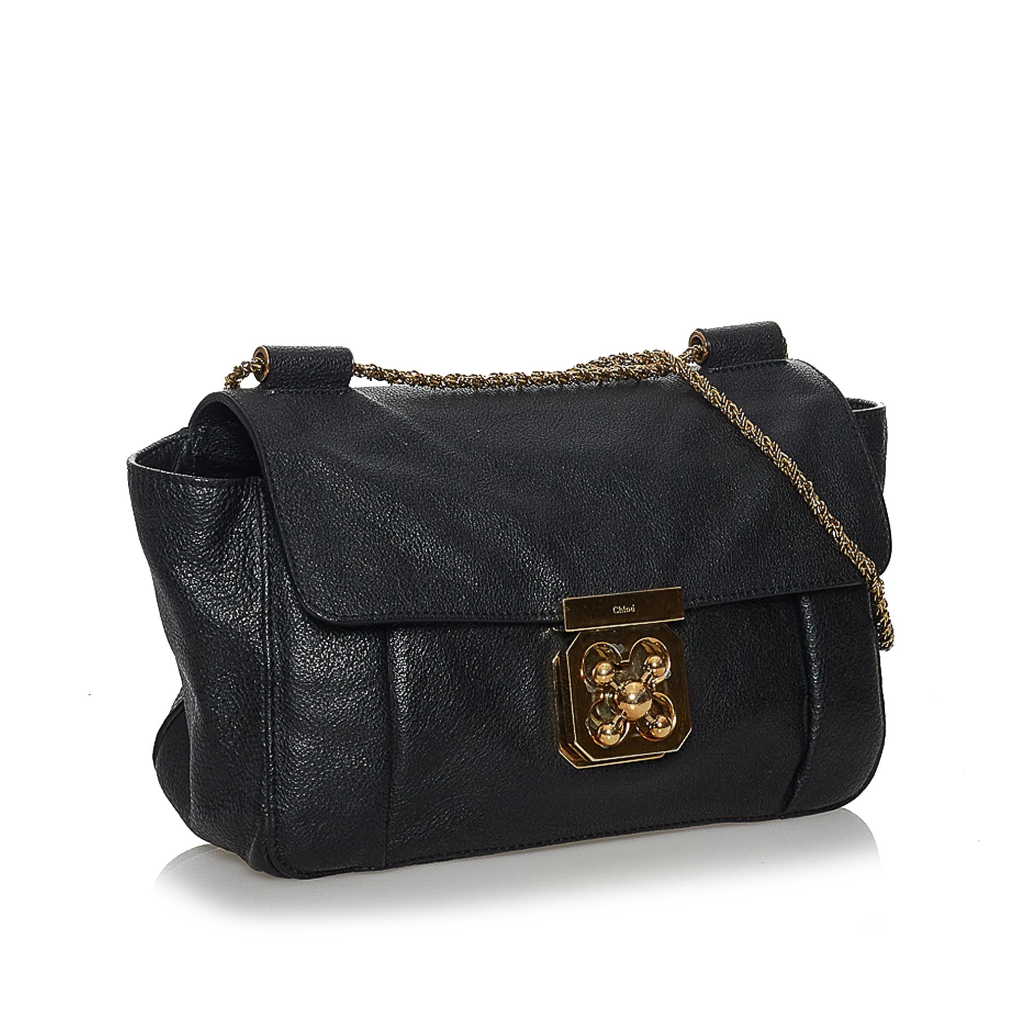 Chloe Elsie Leather Crossbody Bag (SHG-28311)