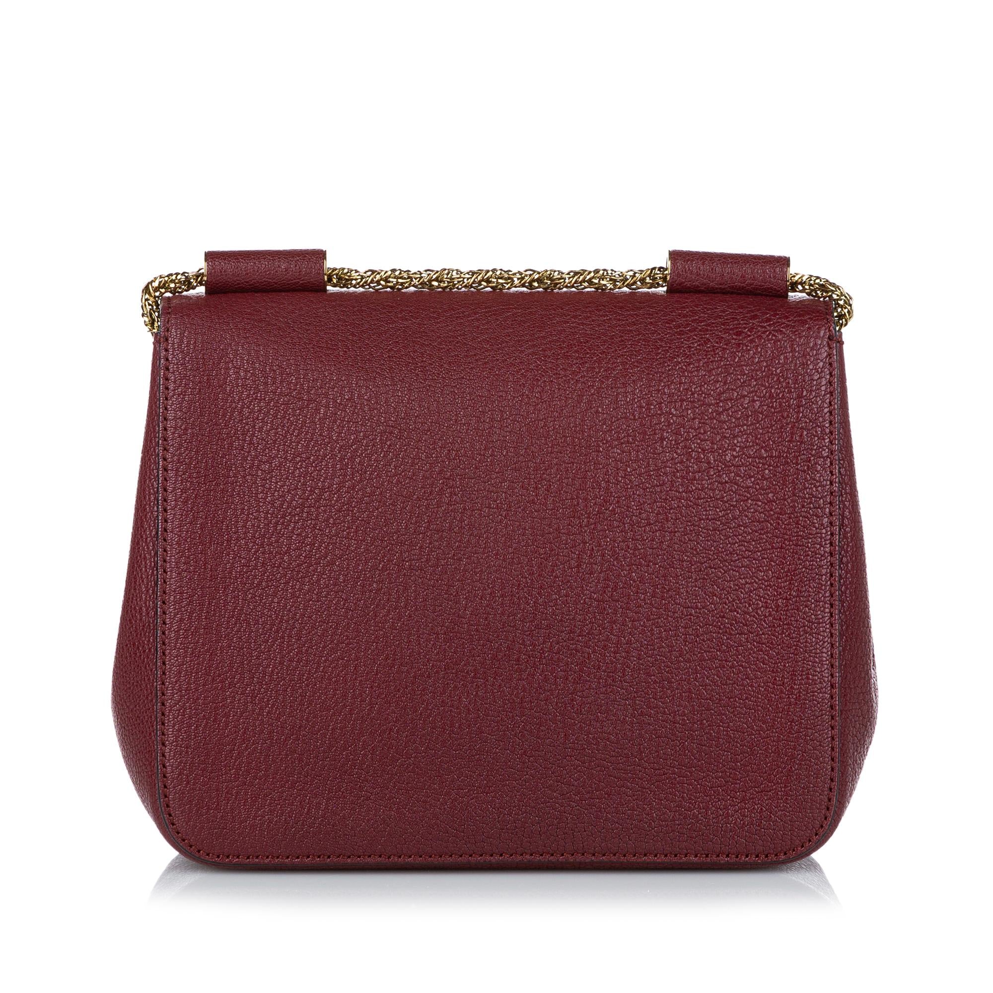 Chloe Elsie Leather Crossbody Bag (SHG-28456)