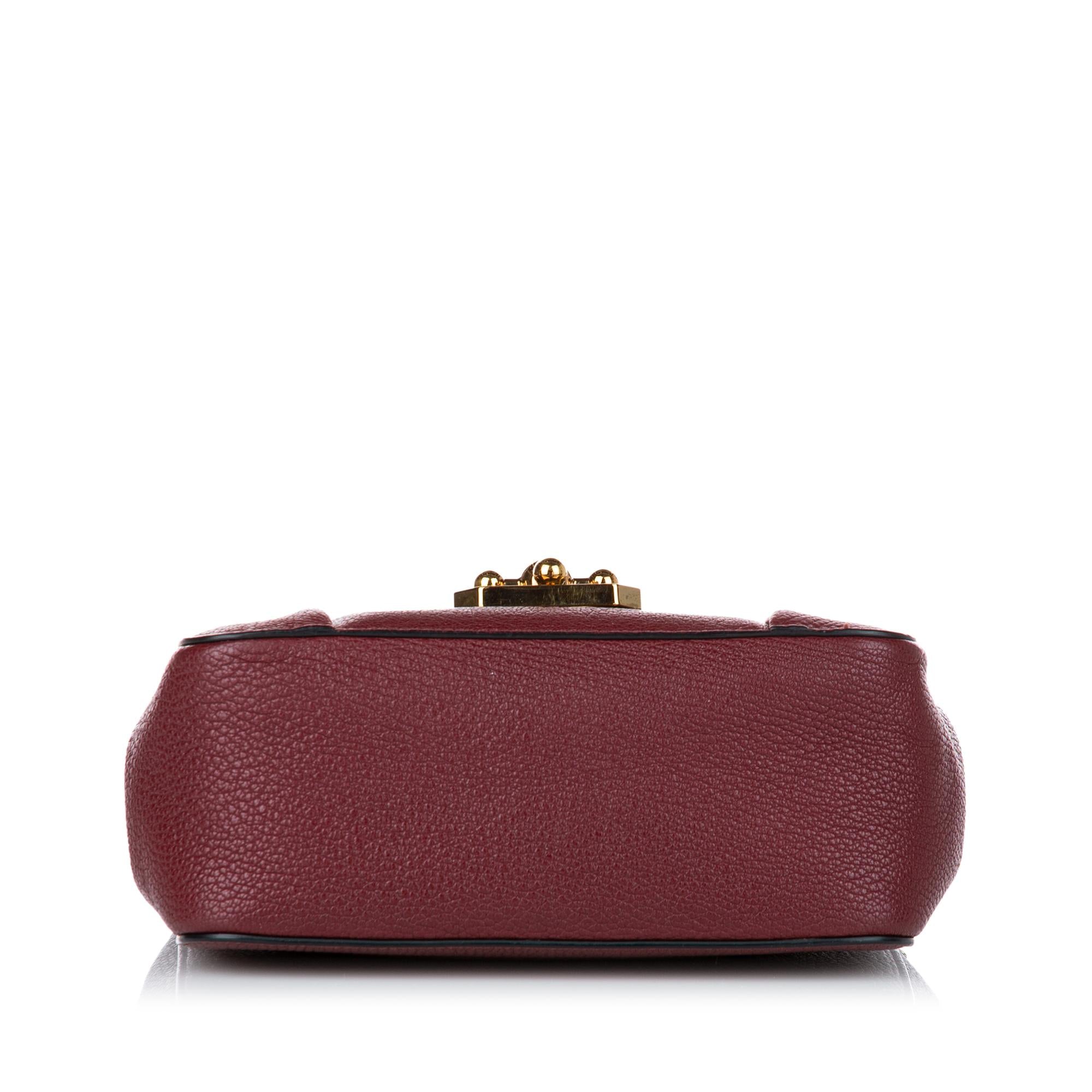 Chloe Elsie Leather Crossbody Bag (SHG-28456)