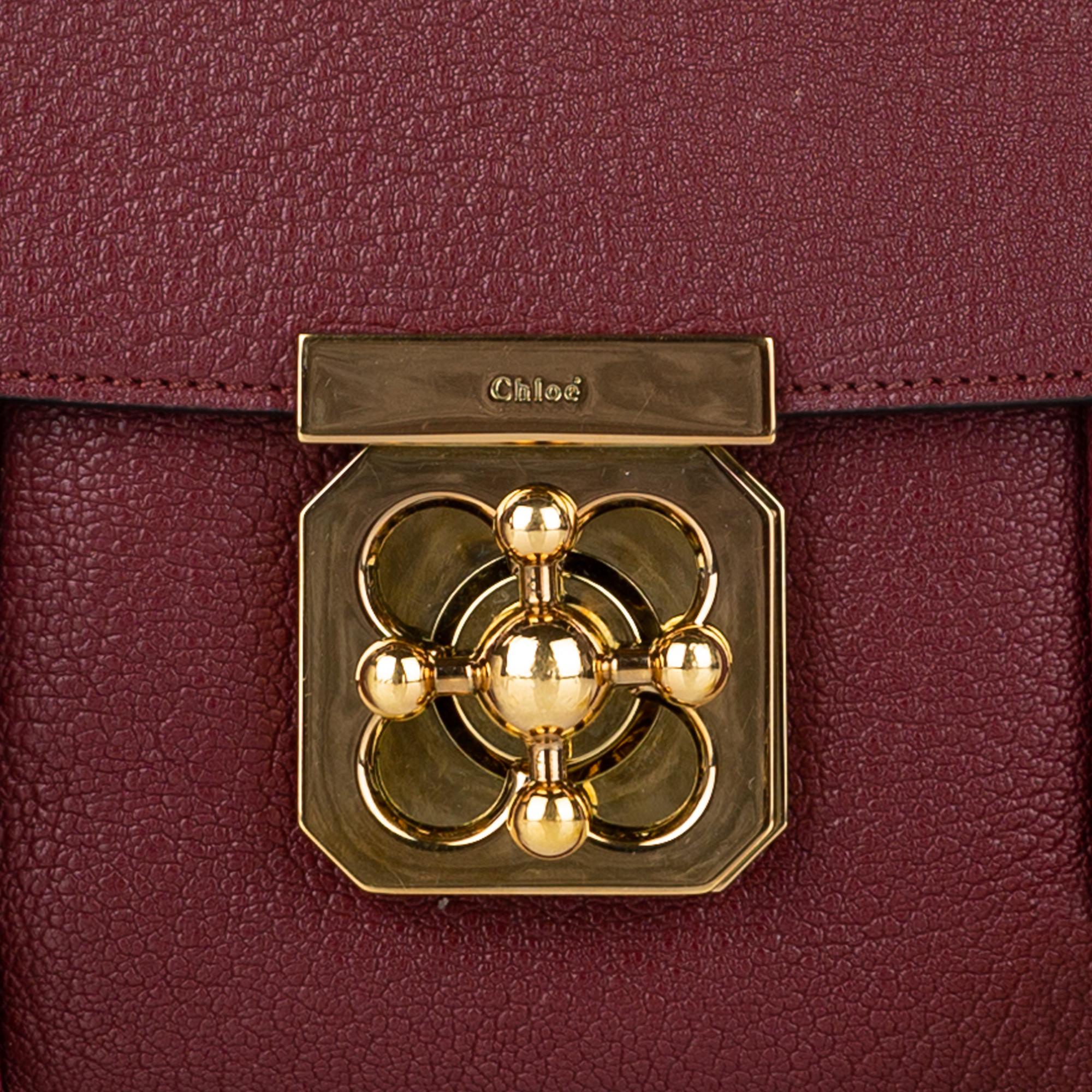 Chloe Elsie Leather Crossbody Bag (SHG-28456)