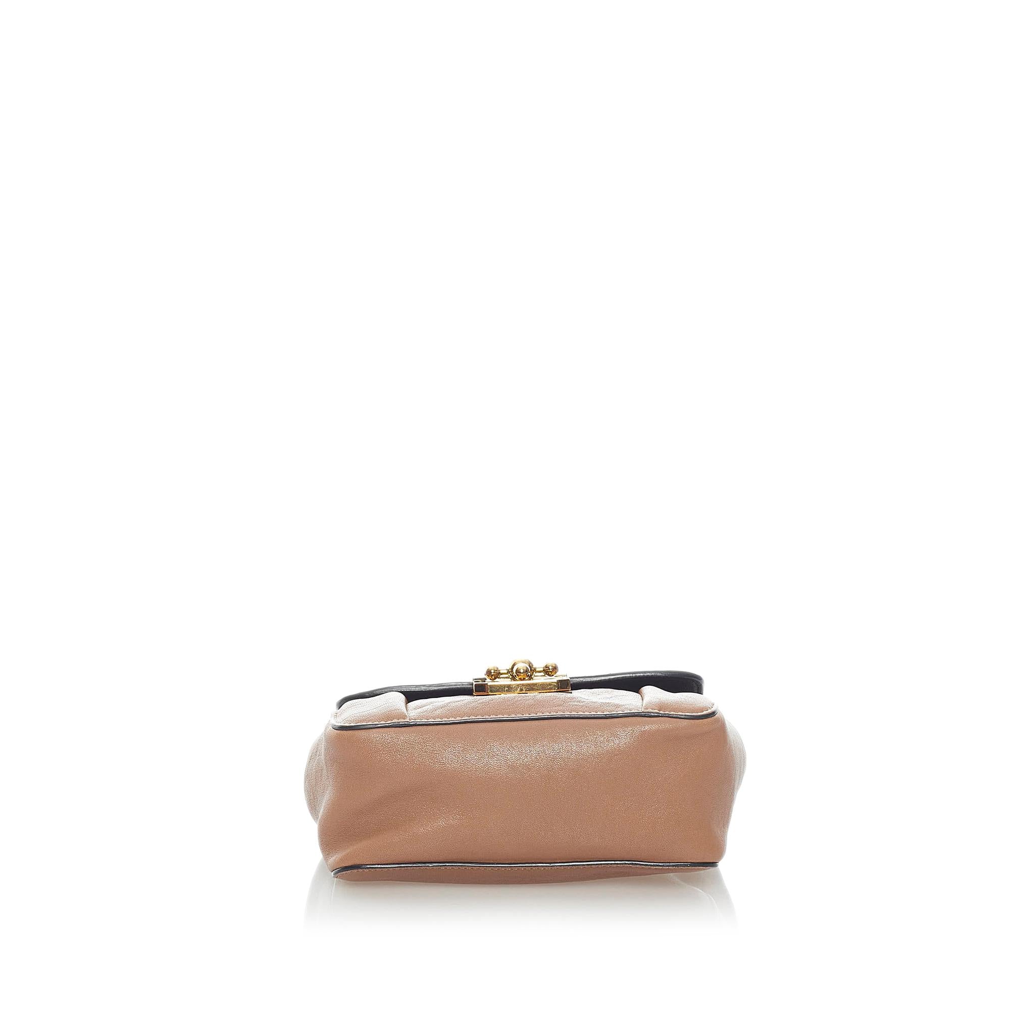 Chloe Elsie Leather Crossbody Bag (SHG-31597)