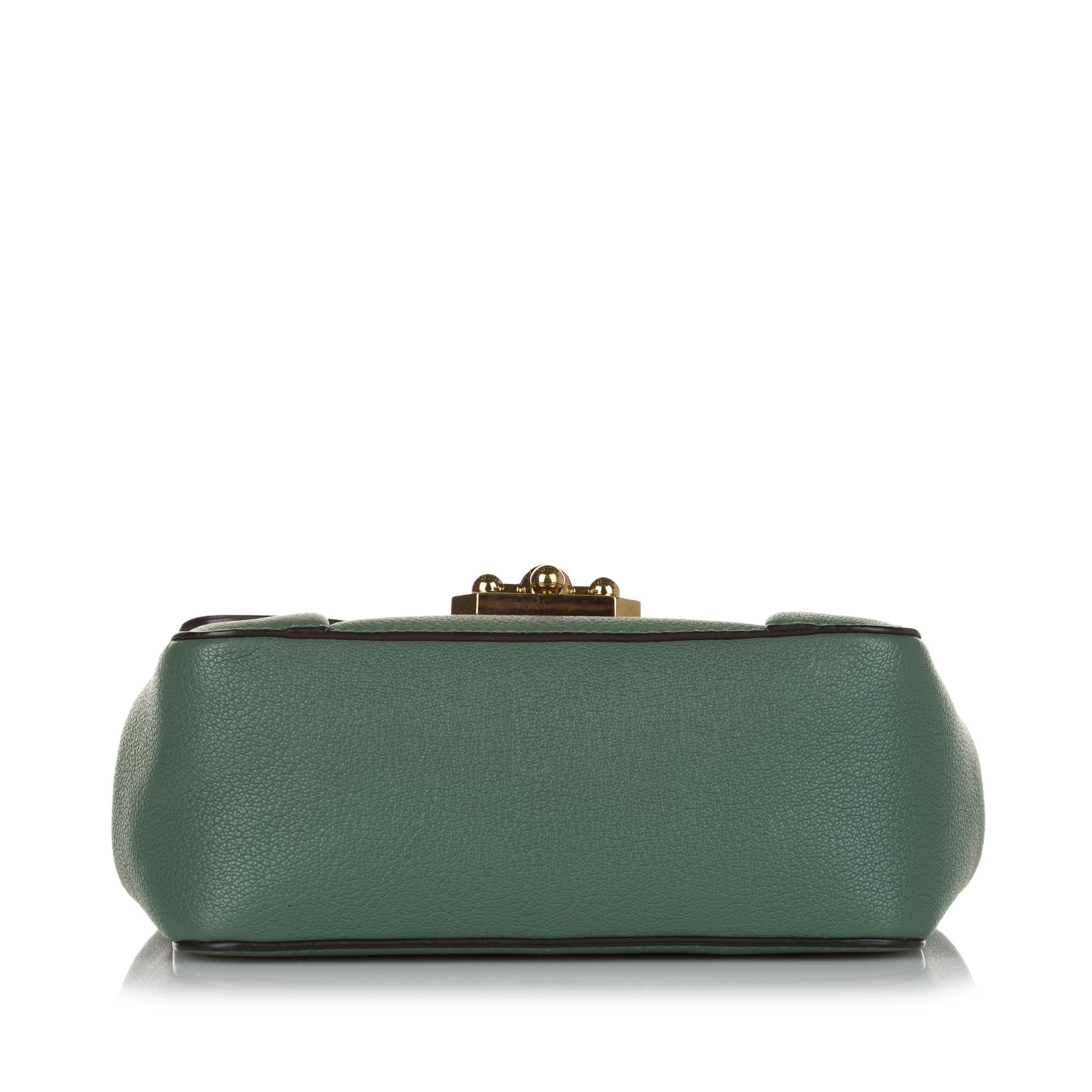 Chloe Elsie Leather Crossbody Bag (SHG-33625)