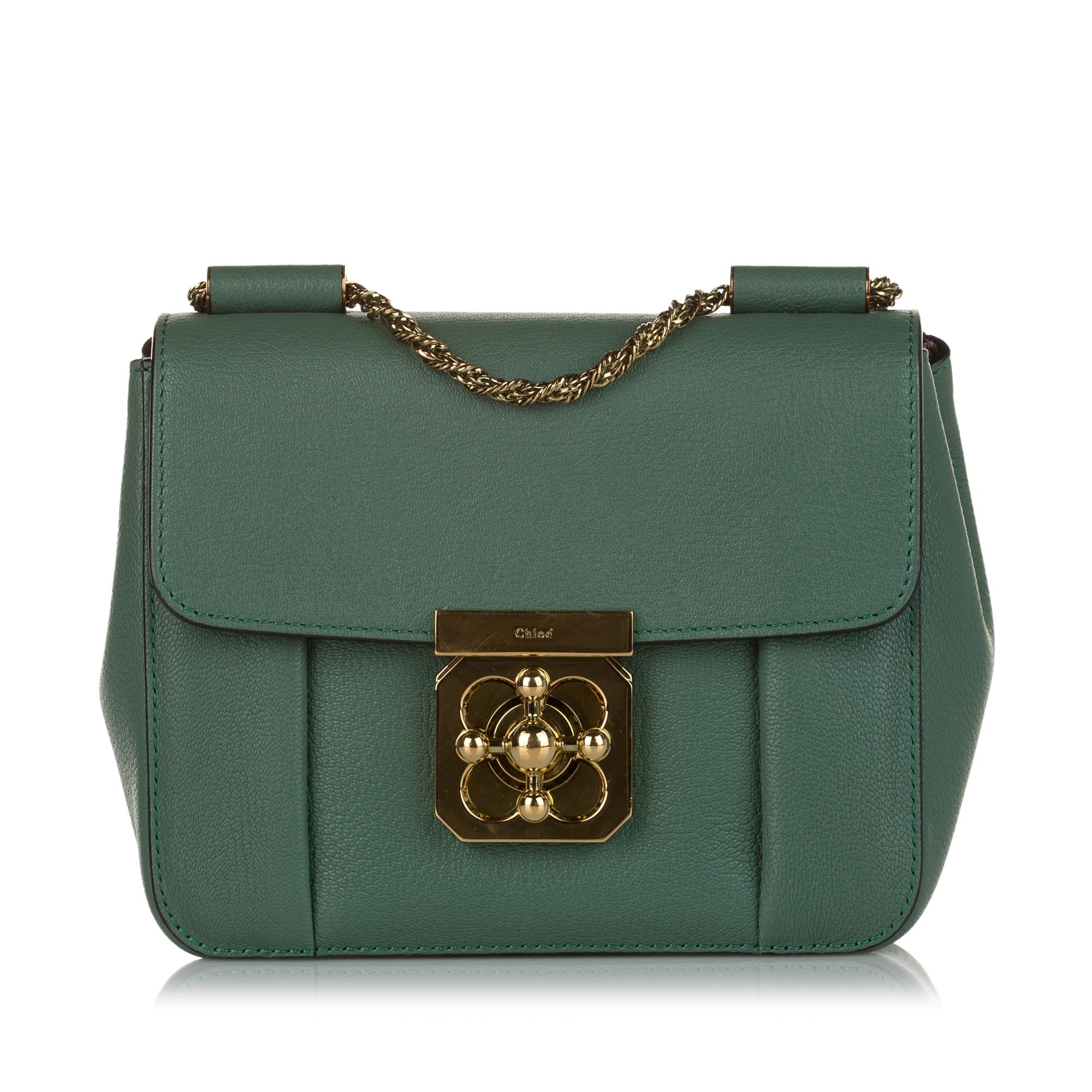 Chloe Elsie Leather Crossbody Bag (SHG-33625)