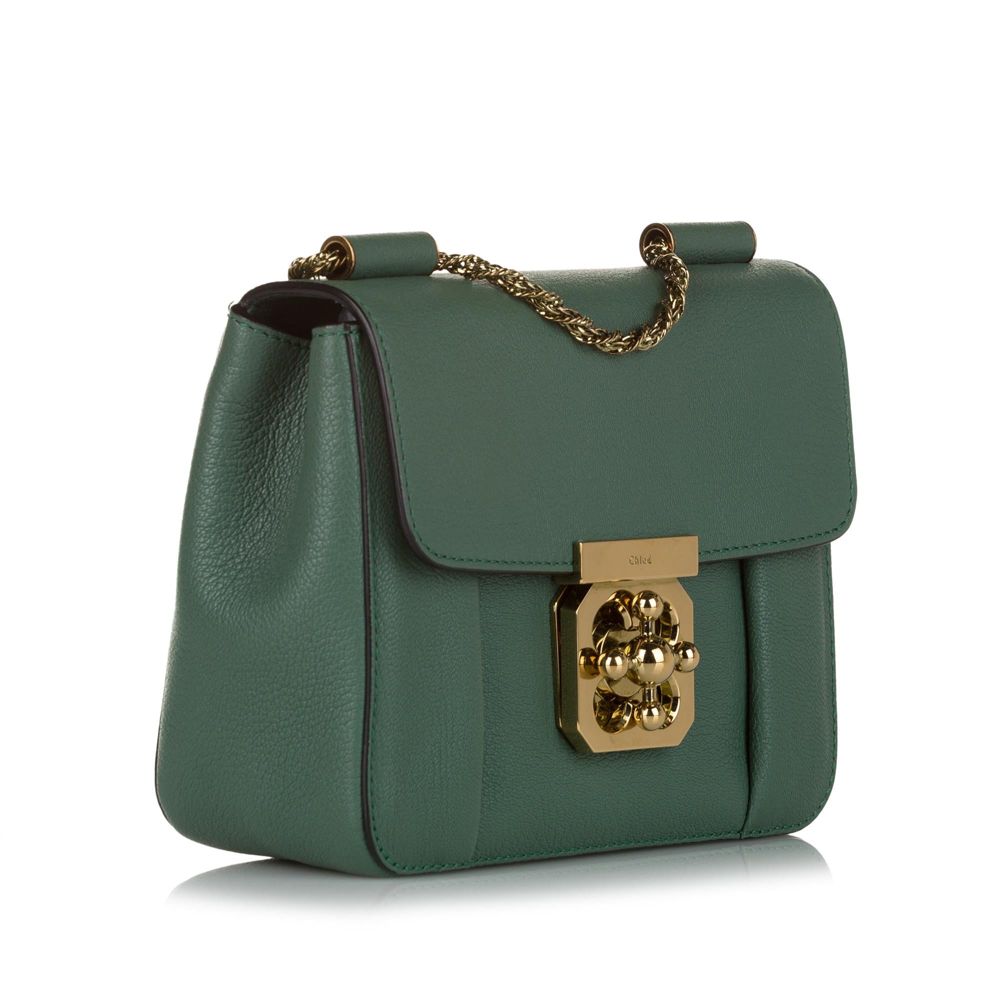 Chloe Elsie Leather Crossbody Bag (SHG-33625)