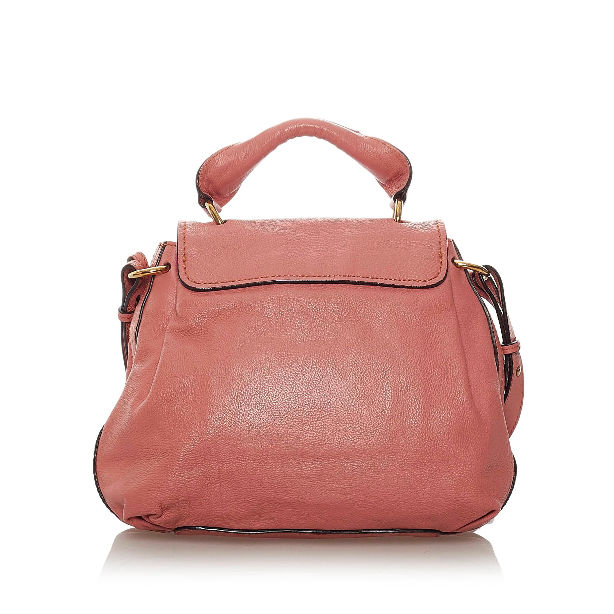 Chloe Elsie Leather Satchel (SHG-28315)