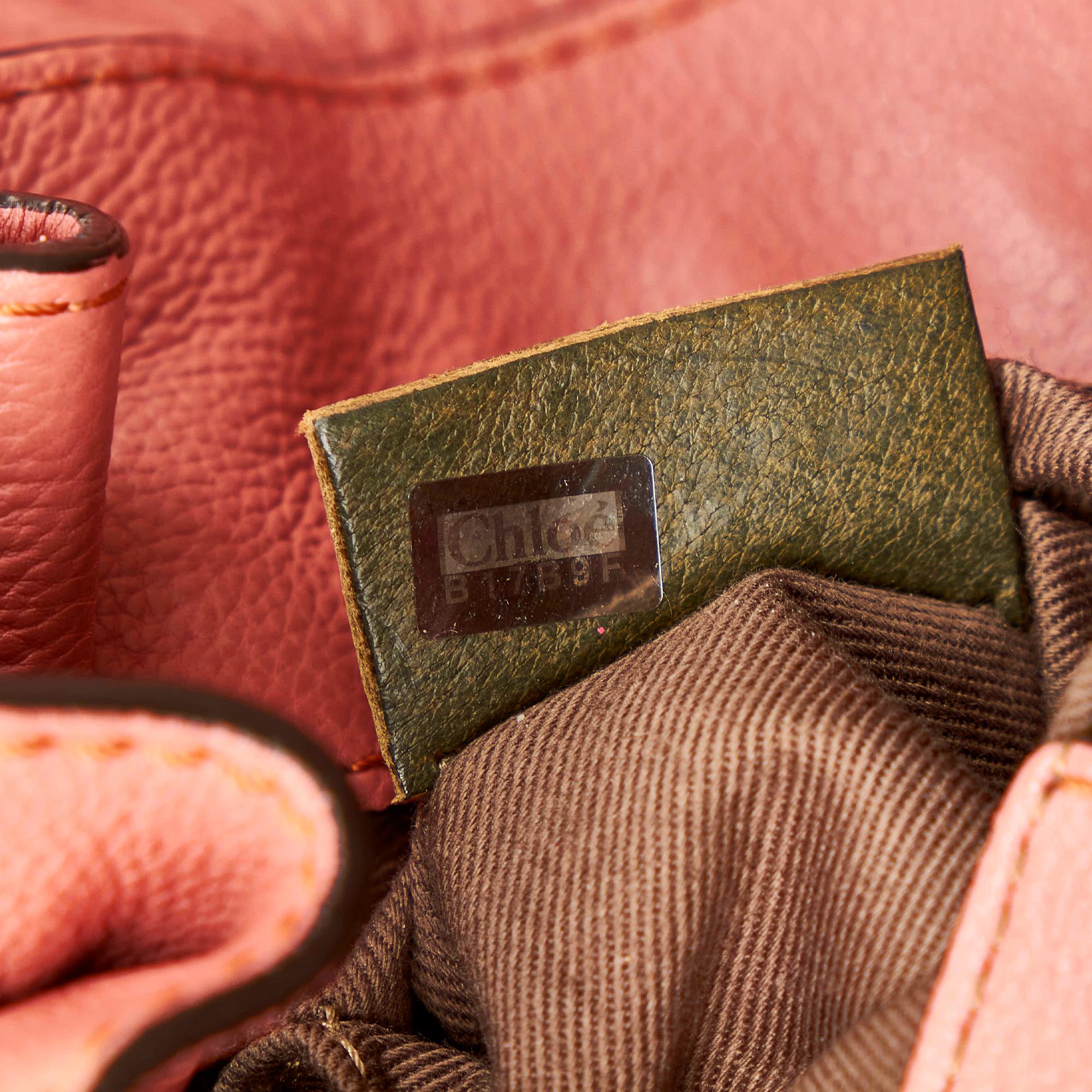 Chloe Elsie Leather Satchel (SHG-28315)