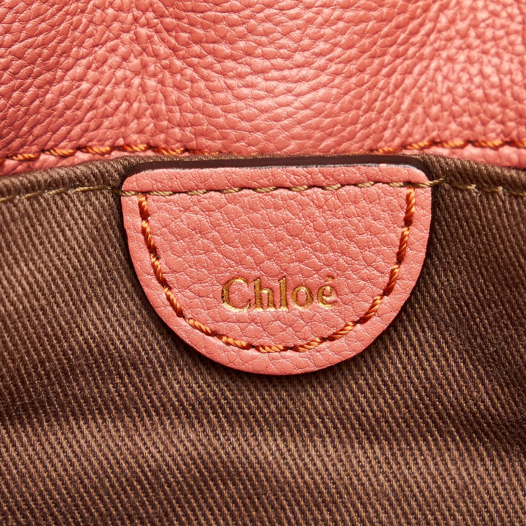 Chloe Elsie Leather Satchel (SHG-28315)