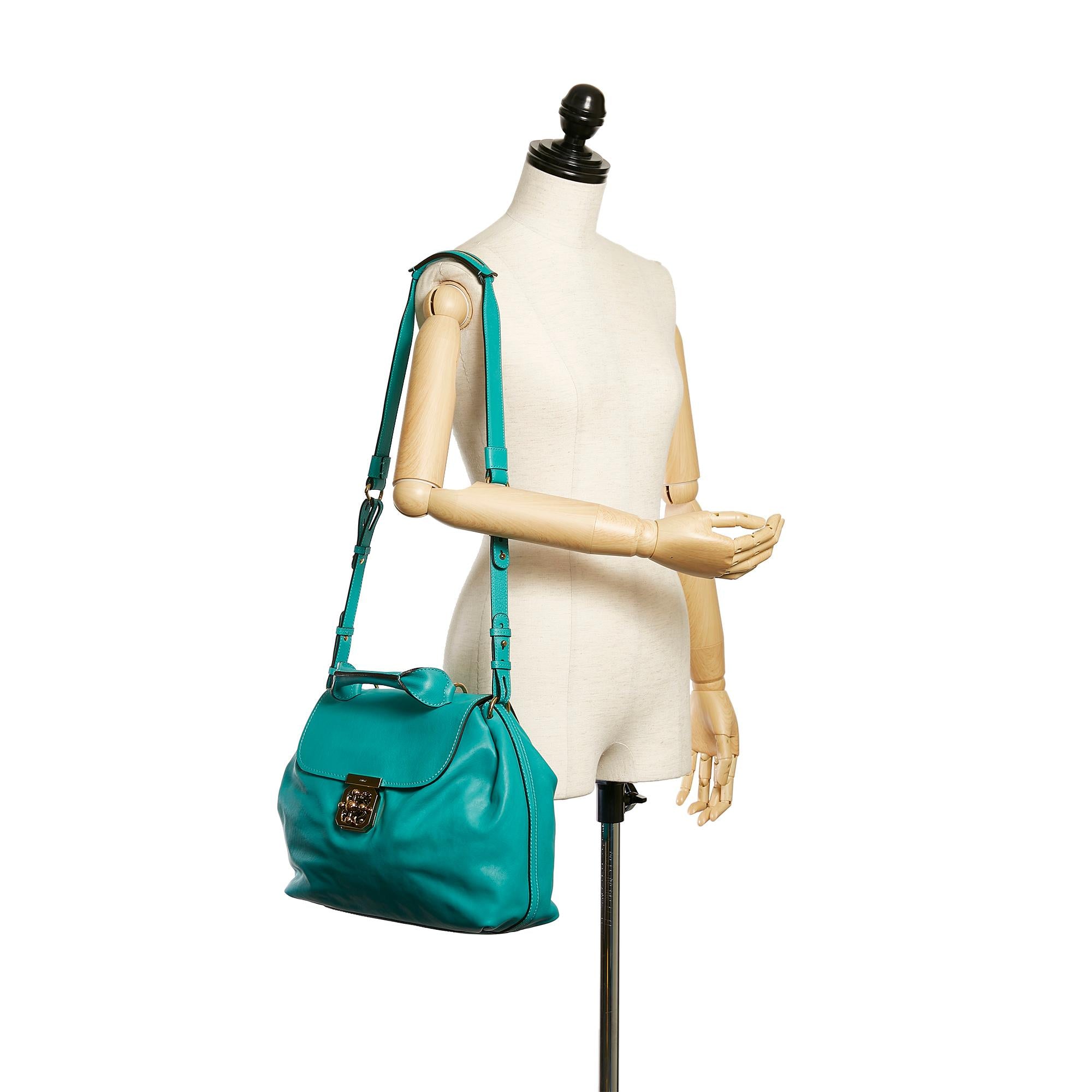 Chloe Elsie Leather Satchel (SHG-37648)