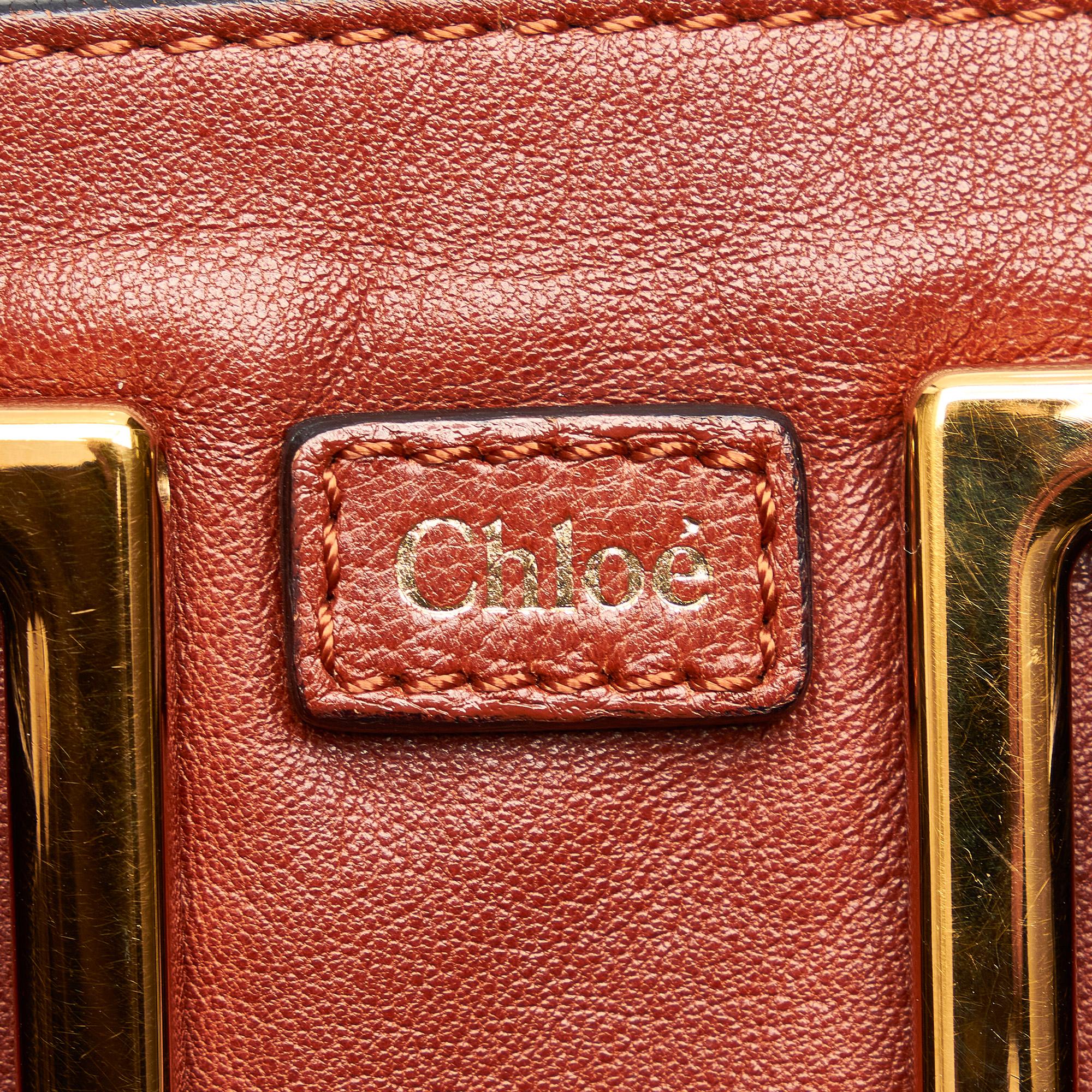Chloe Ethel Leather Satchel (SHG-26624)