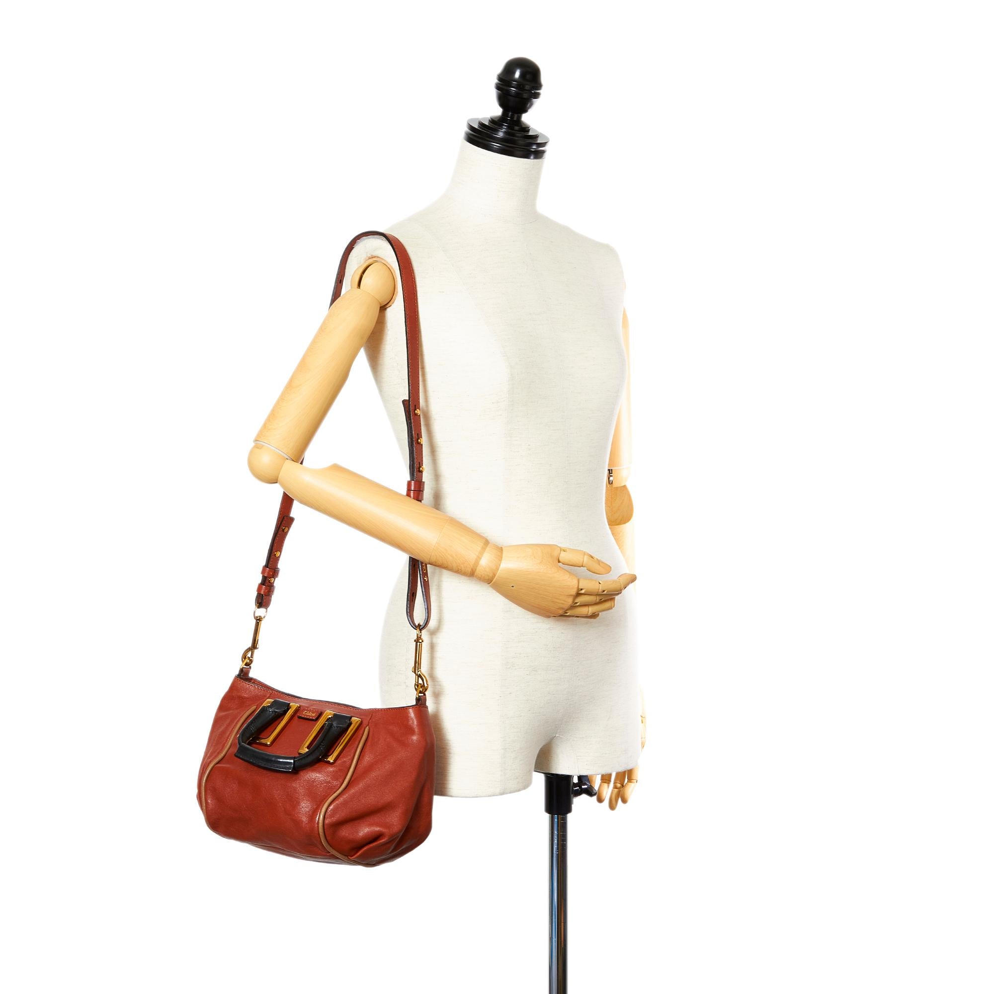 Chloe Ethel Leather Satchel (SHG-26624)