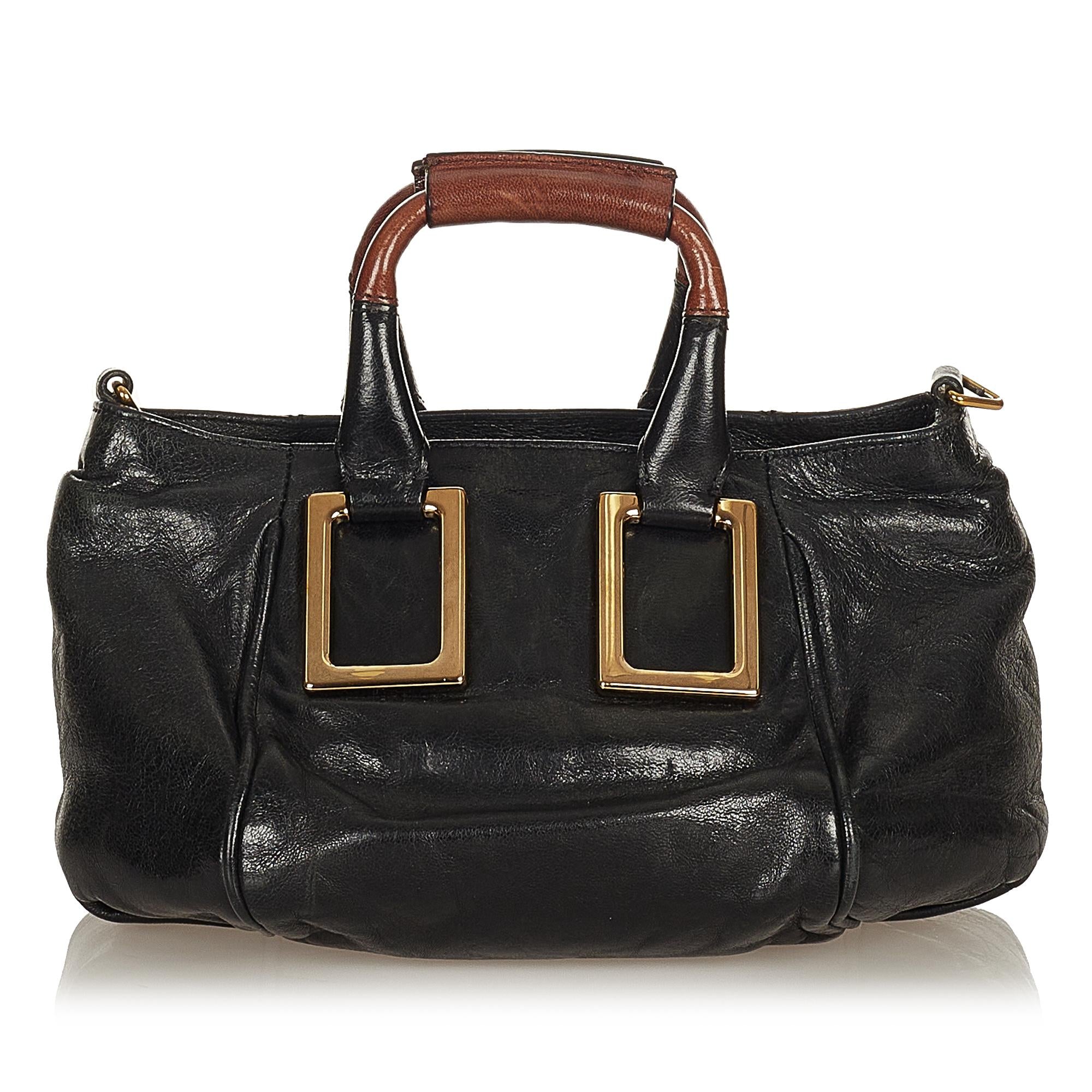 Chloe Ethel Leather Satchel (SHG-27078)