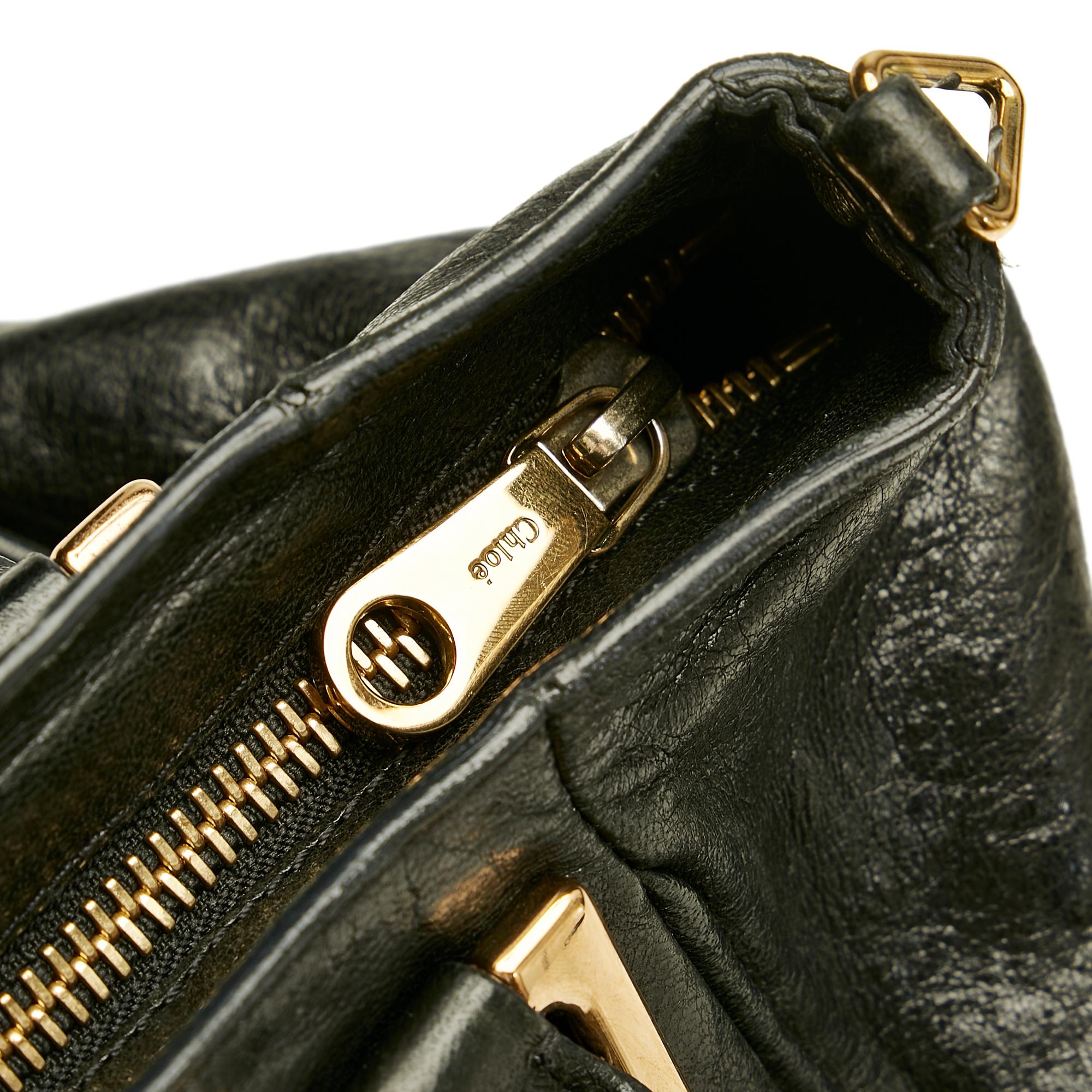 Chloe Ethel Leather Satchel (SHG-27078)